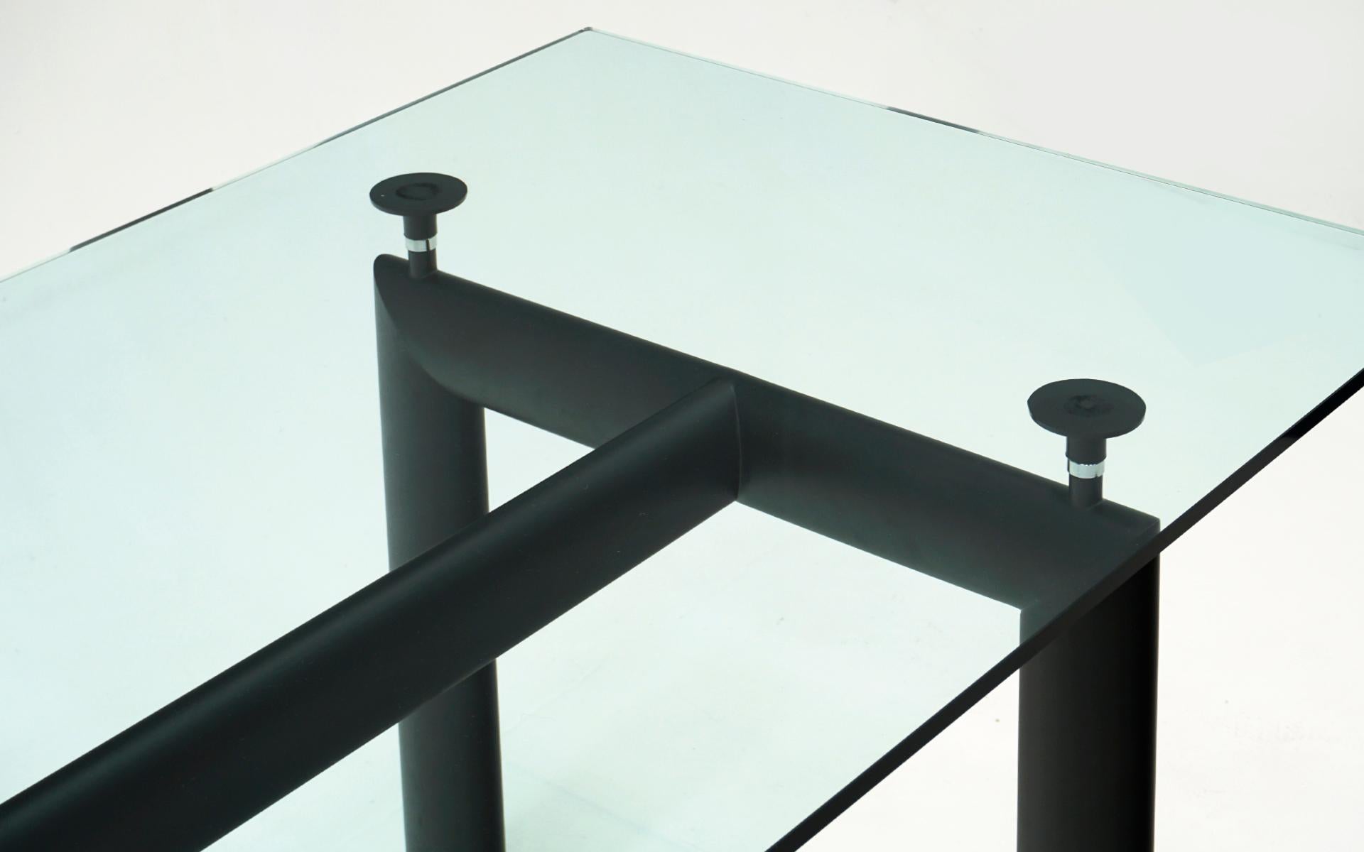 Contemporary LC6 Dining Table by Le Corbusier, Pierre Jeanneret, Charlotte Perriand, Signed