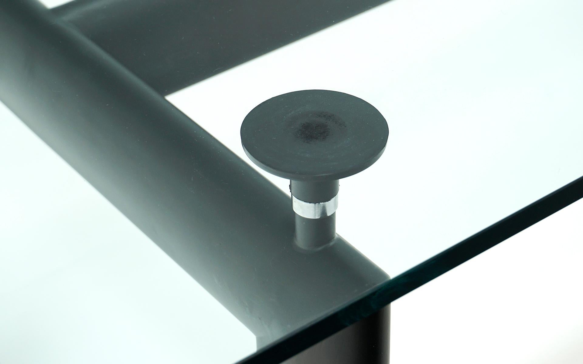 LC6 Dining Table by Le Corbusier, Pierre Jeanneret, Charlotte Perriand, Signed 1