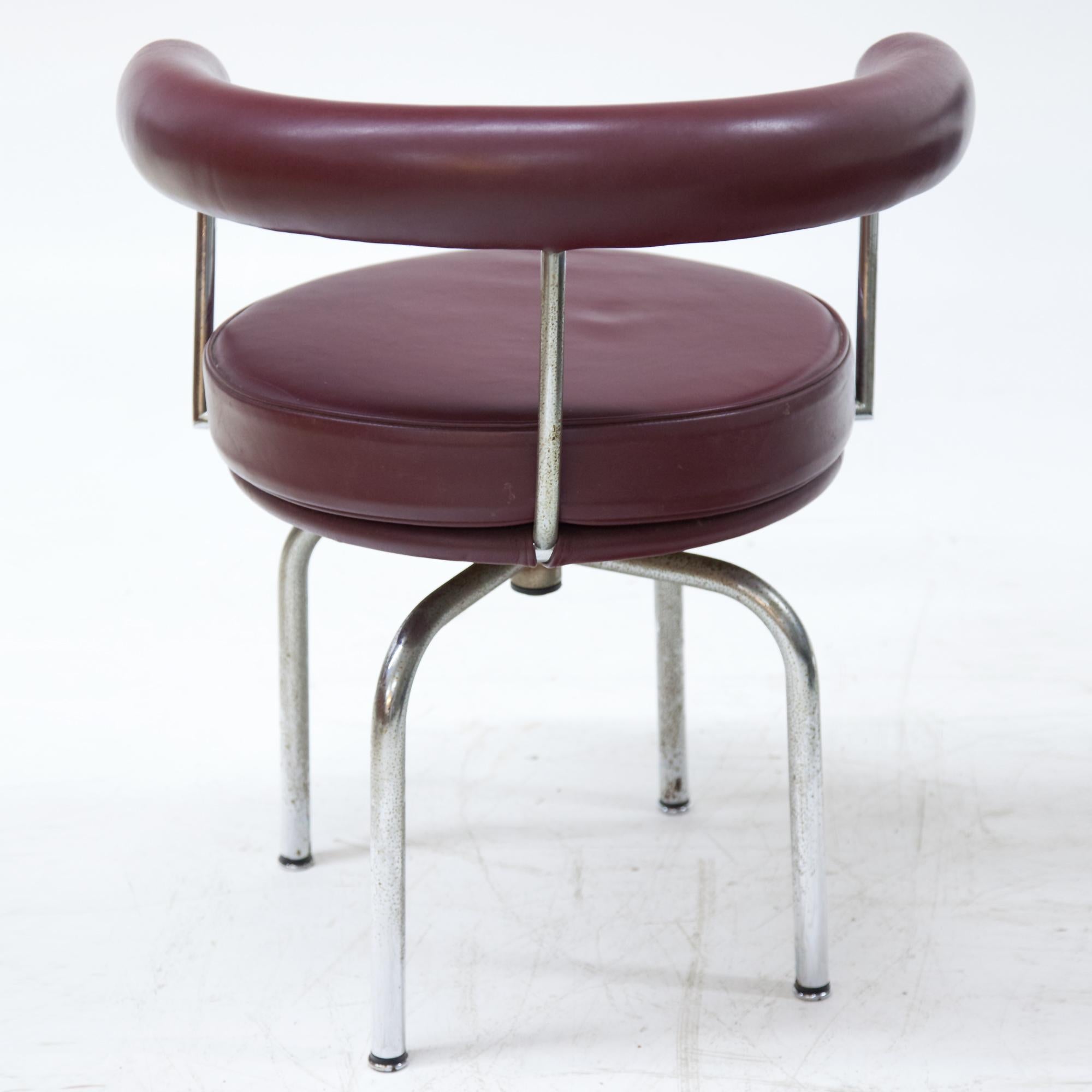 LC7 Swivel Chairs by Cassina, Tubular Steel, 1970s 3