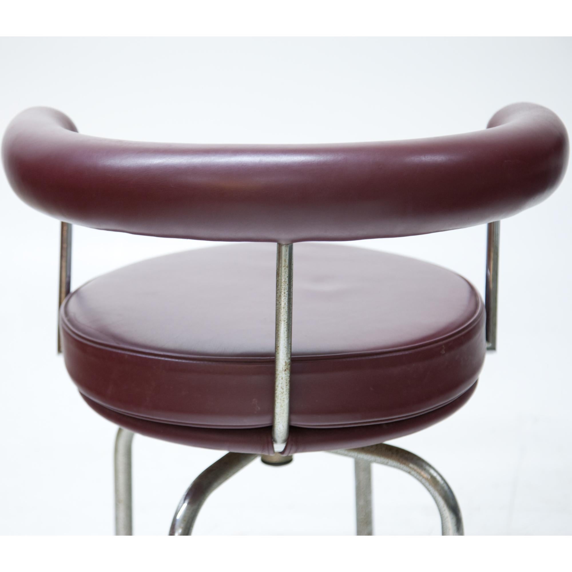 LC7 Swivel Chairs by Cassina, Tubular Steel, 1970s 4