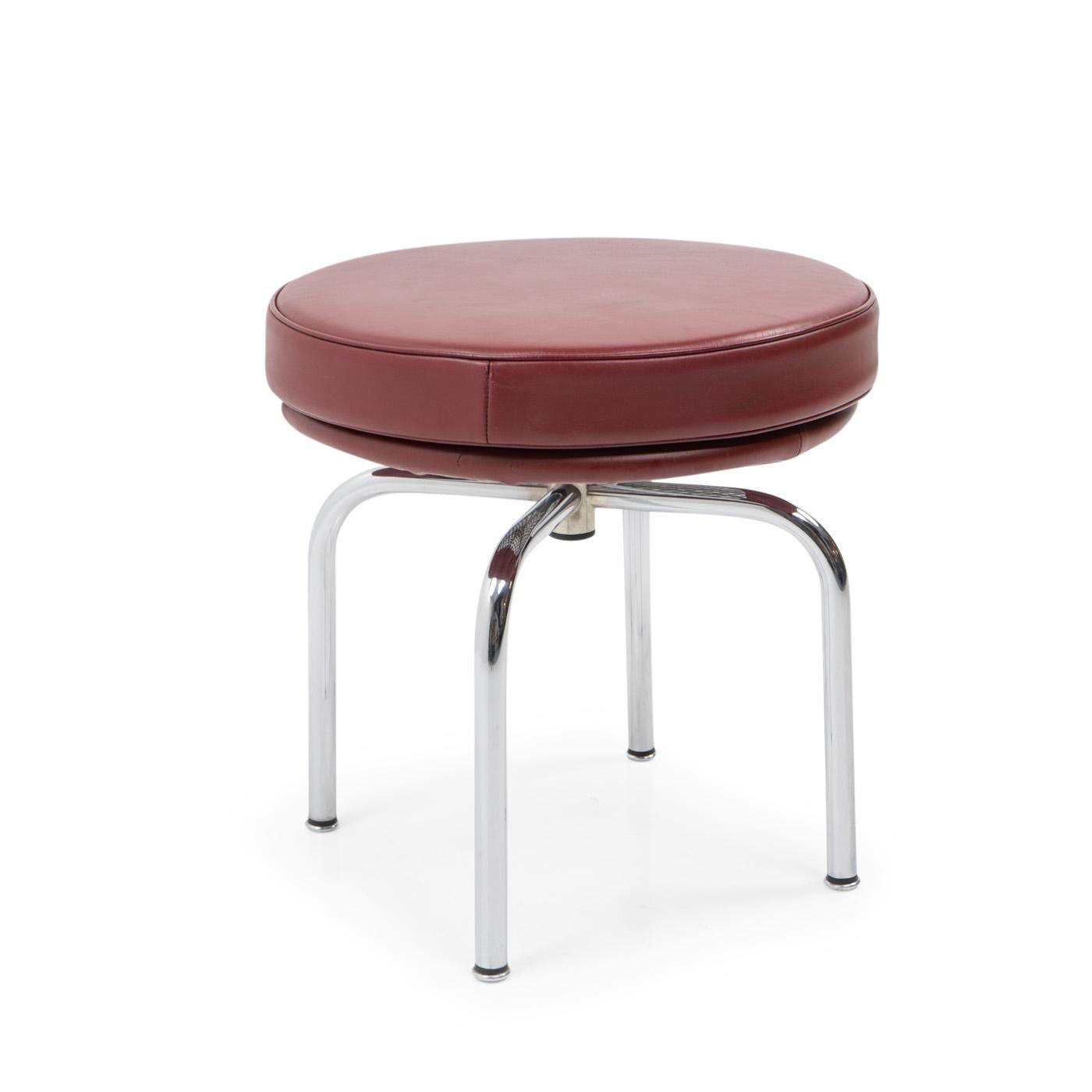 Mid-Century Modern LC8 Stool by Charlotte Perriand for Cassina, 1980s For Sale