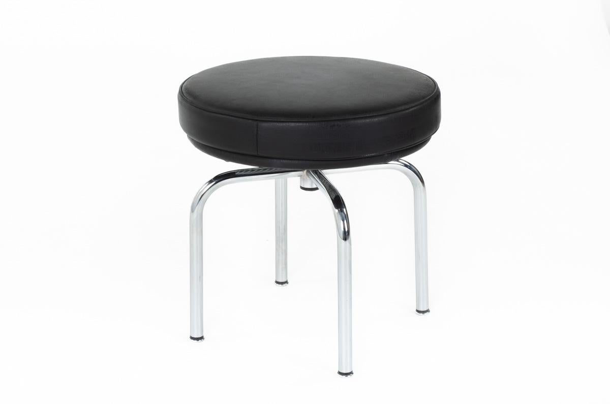 20th Century LC8 Stool by Le Corbusier, Charlotte Perriand for Cassina, 1970