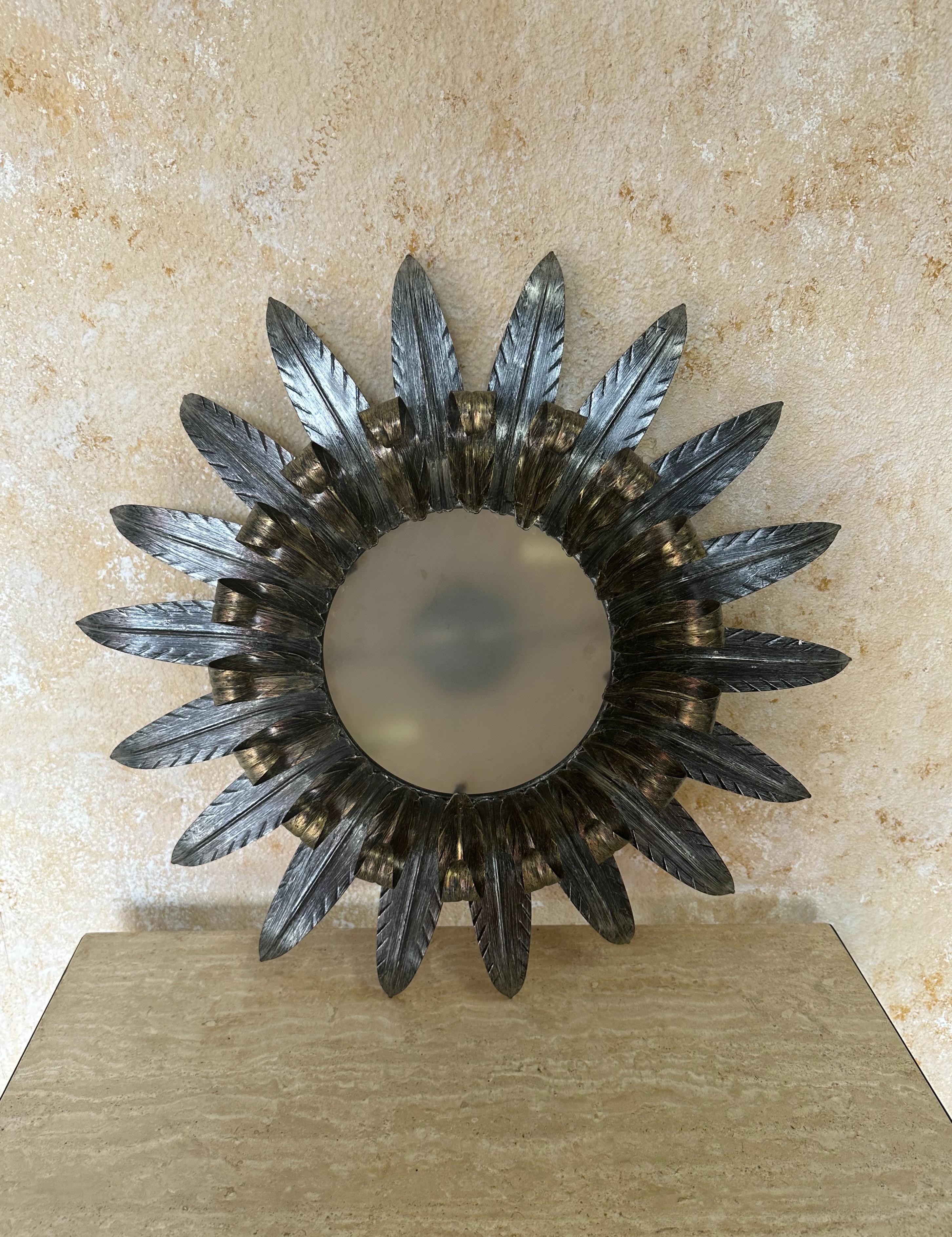 Spanish 1950s Double Tiered Ceiling Fixture For Sale 4