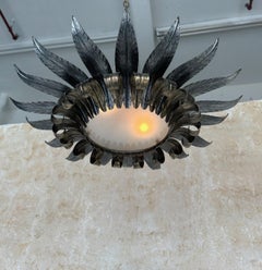 Spanish 1950s Double Tiered Ceiling Fixture