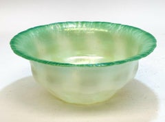 LCT Tiffany & Co. Art Glass Pastel Green Favrile Bowl