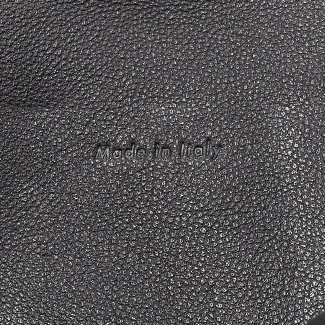 LD COELINE Phoebe Philo 2016 Medium Shopper black suede envelop pocket tote bag For Sale 5