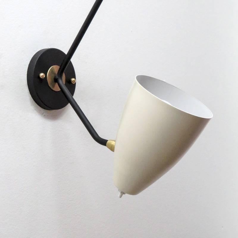 Enameled LE-2 Wall Lights by Gallery L7 For Sale