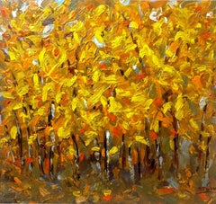 Auturm, Gemälde, Acryl auf Leinwand