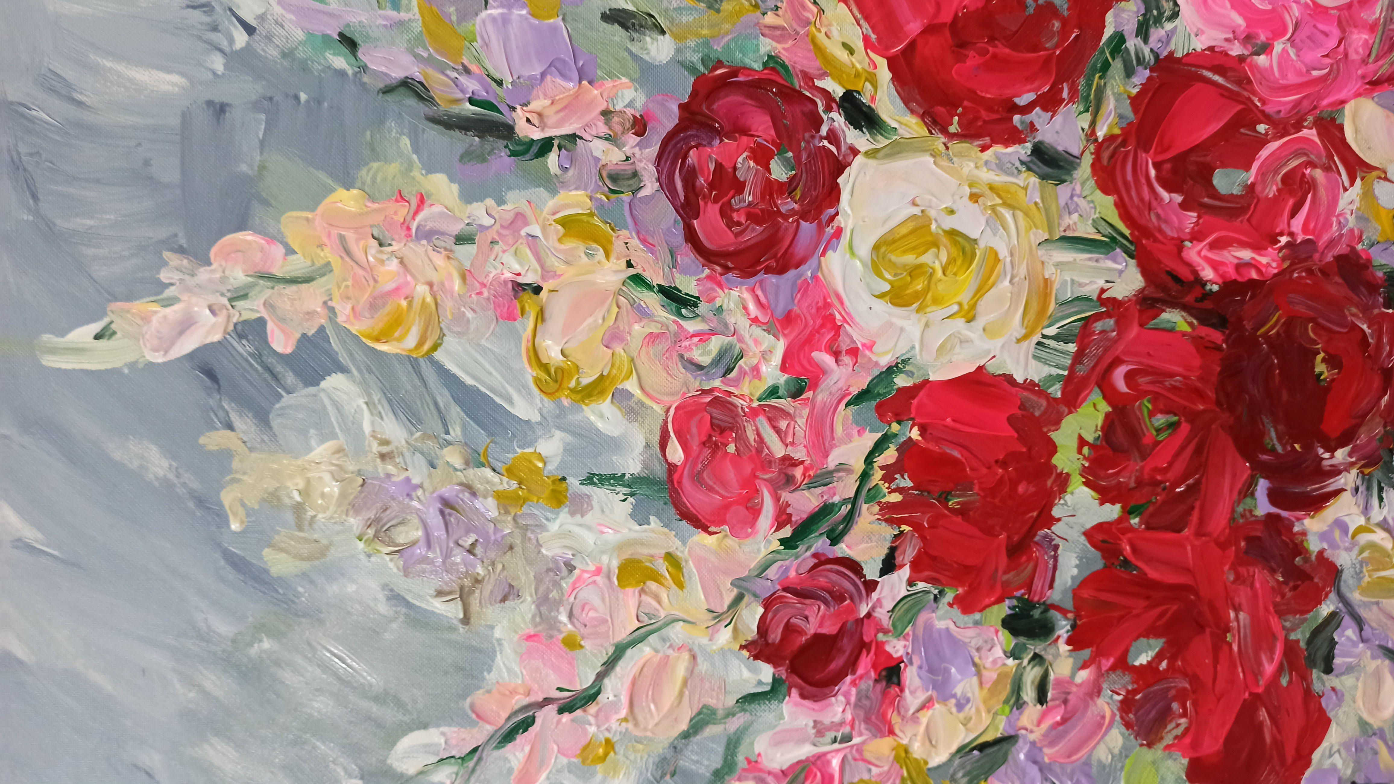 Bright new day, Painting, Acrylic on Canvas For Sale 1