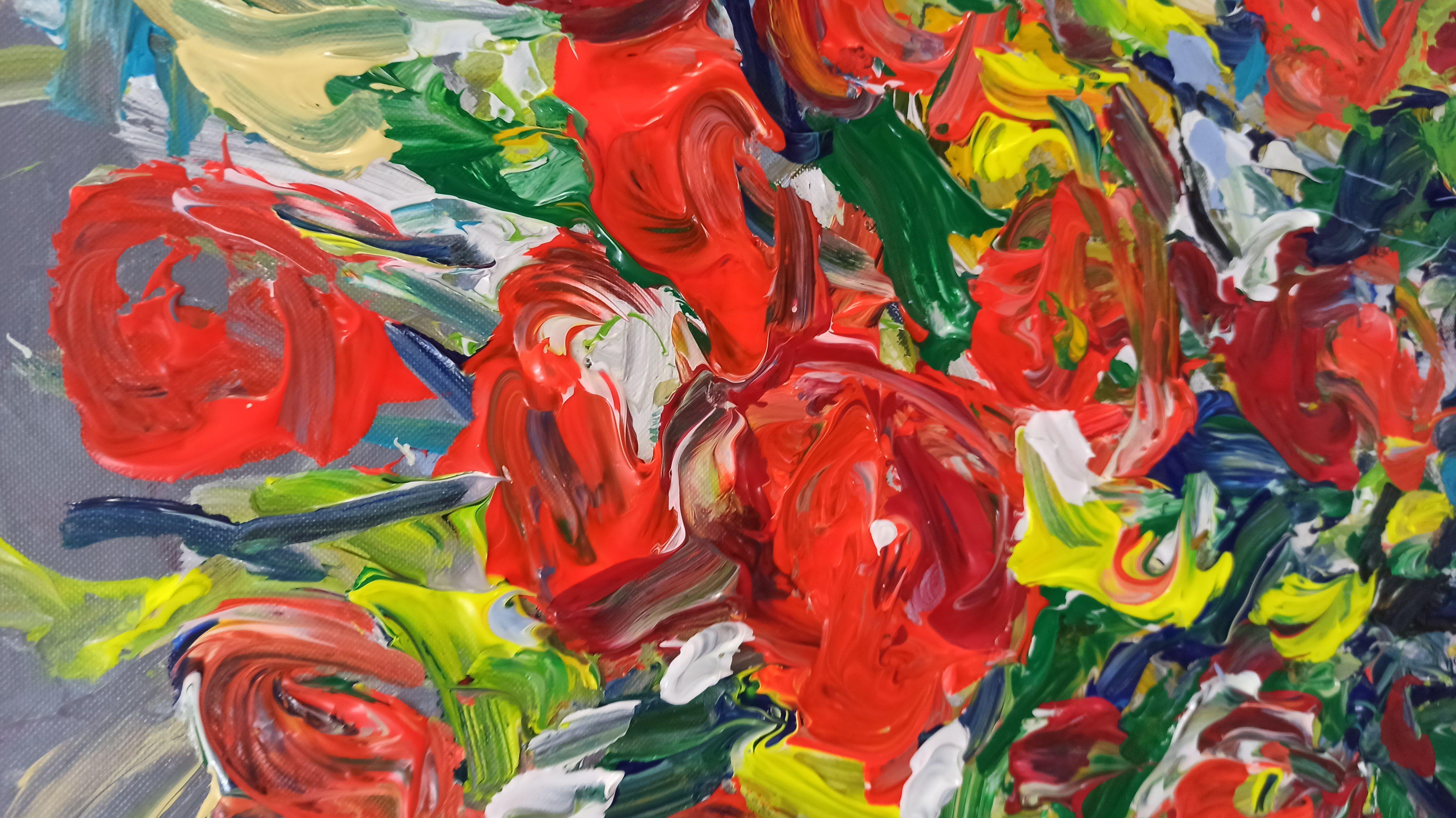 Bright new day, Painting, Acrylic on Canvas For Sale 1