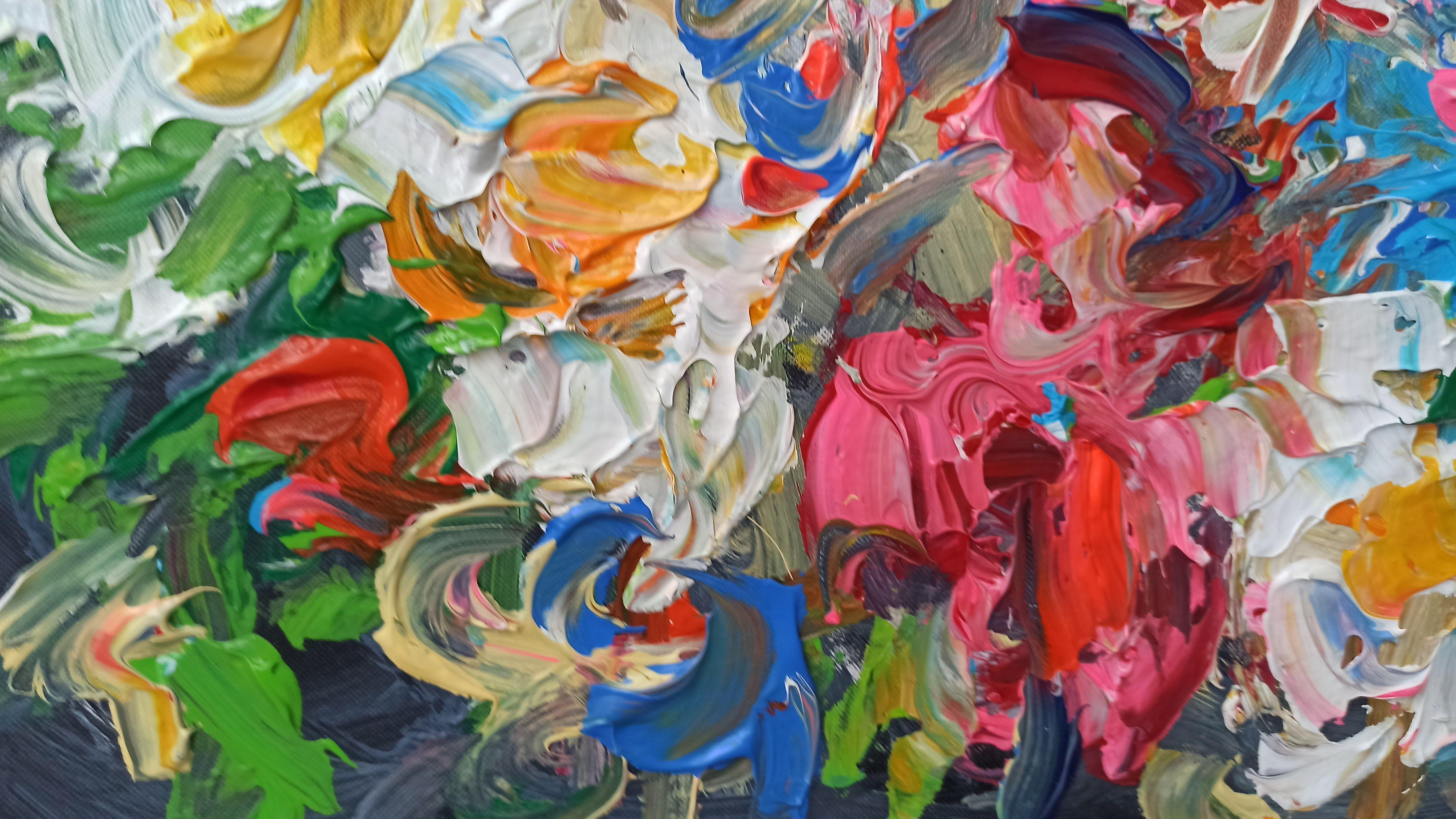 Bright new day, Painting, Acrylic on Canvas For Sale 1