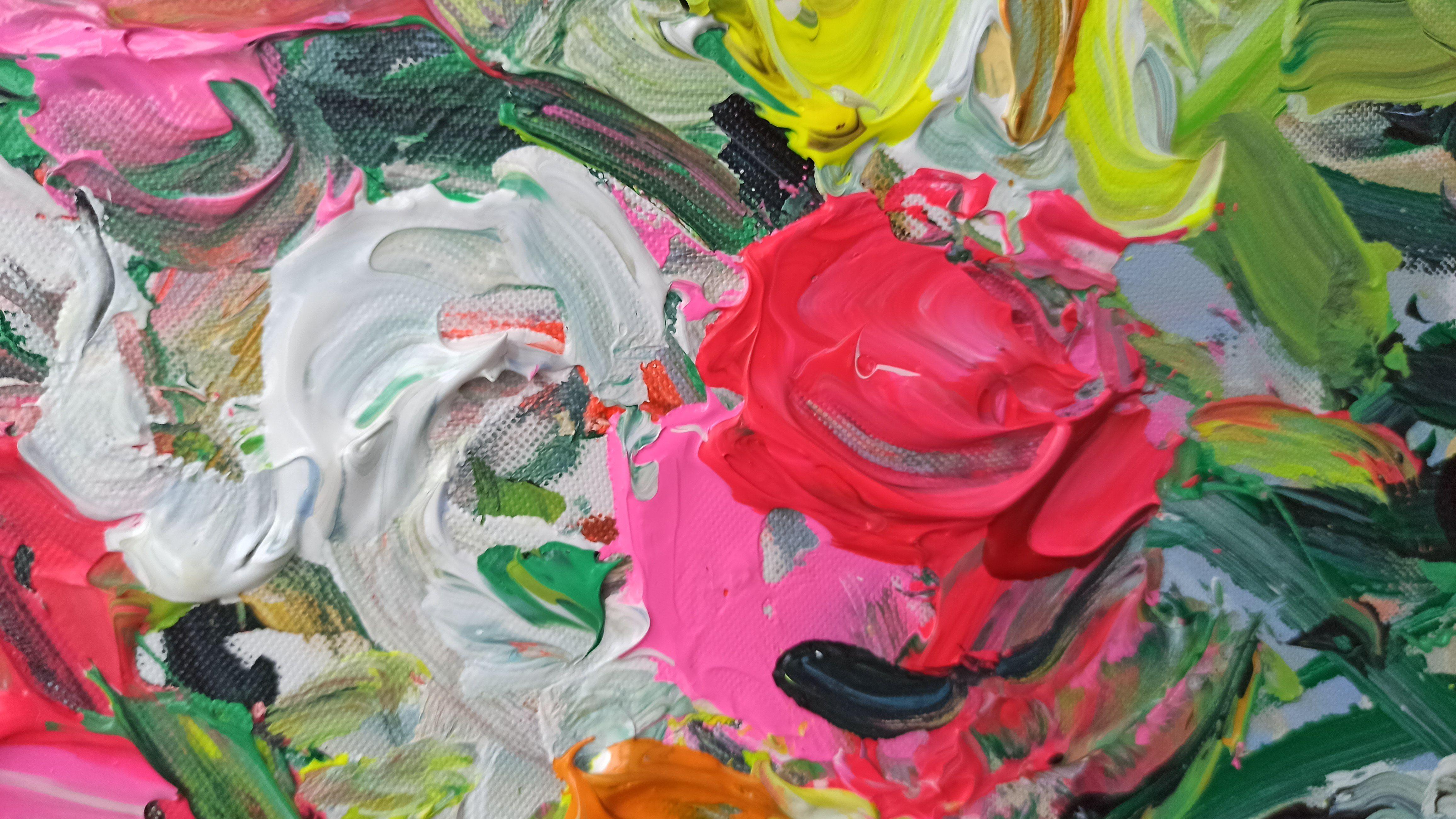 Bright new day, Painting, Acrylic on Canvas For Sale 1