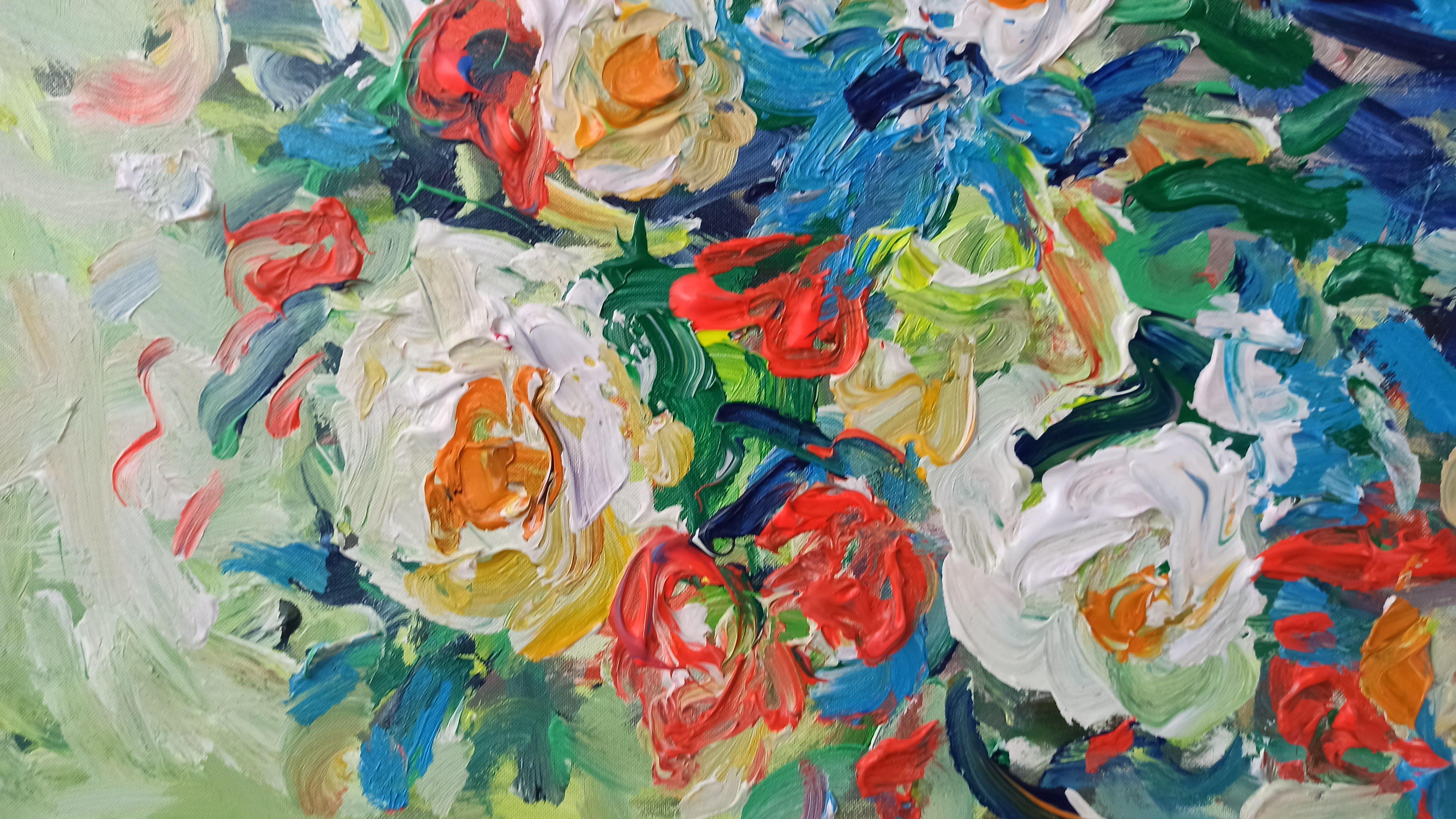 Bright new day, Painting, Acrylic on Canvas For Sale 1