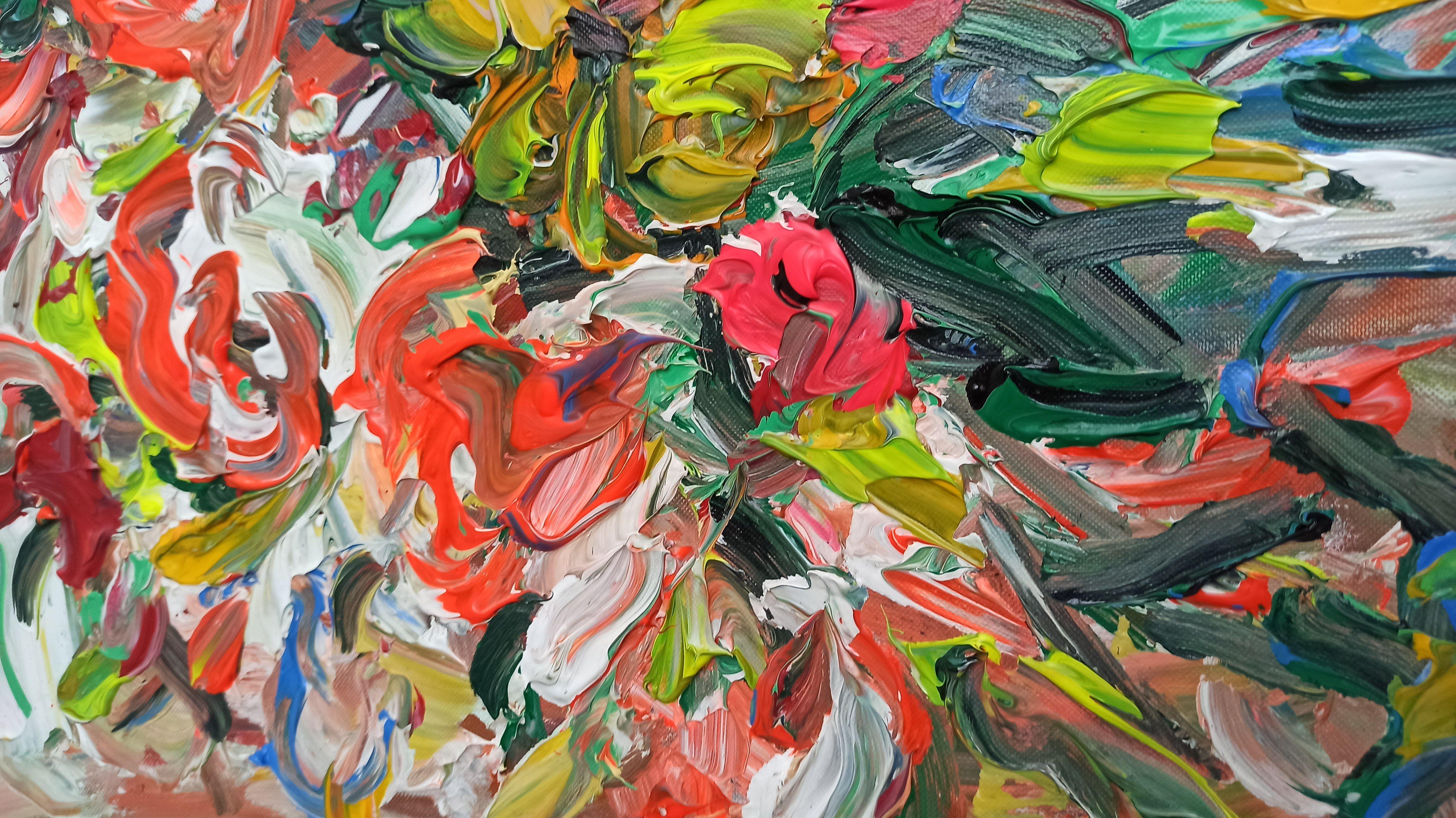 Bright new day, Painting, Acrylic on Canvas For Sale 2