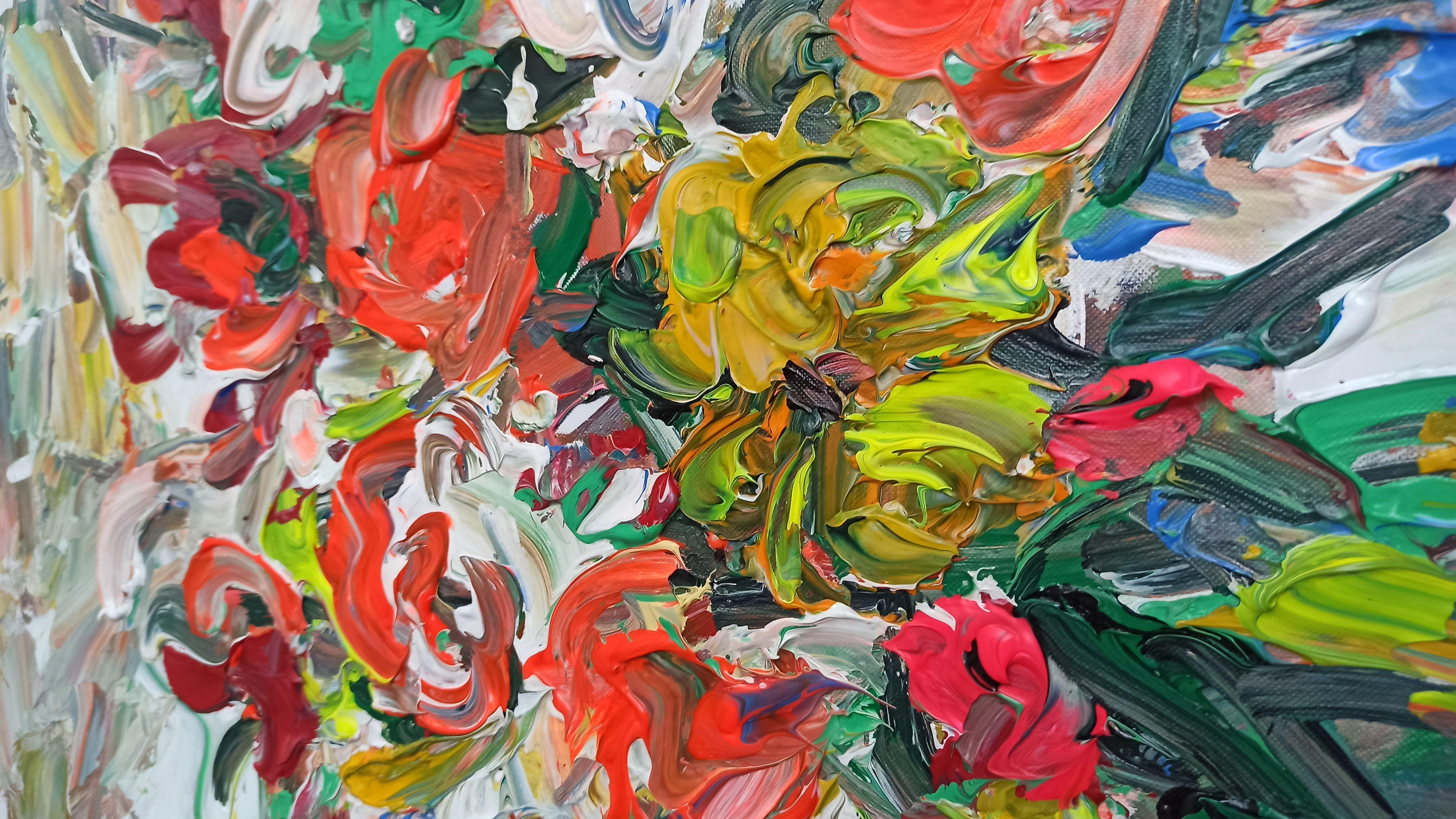 Bright new day, Painting, Acrylic on Canvas For Sale 3