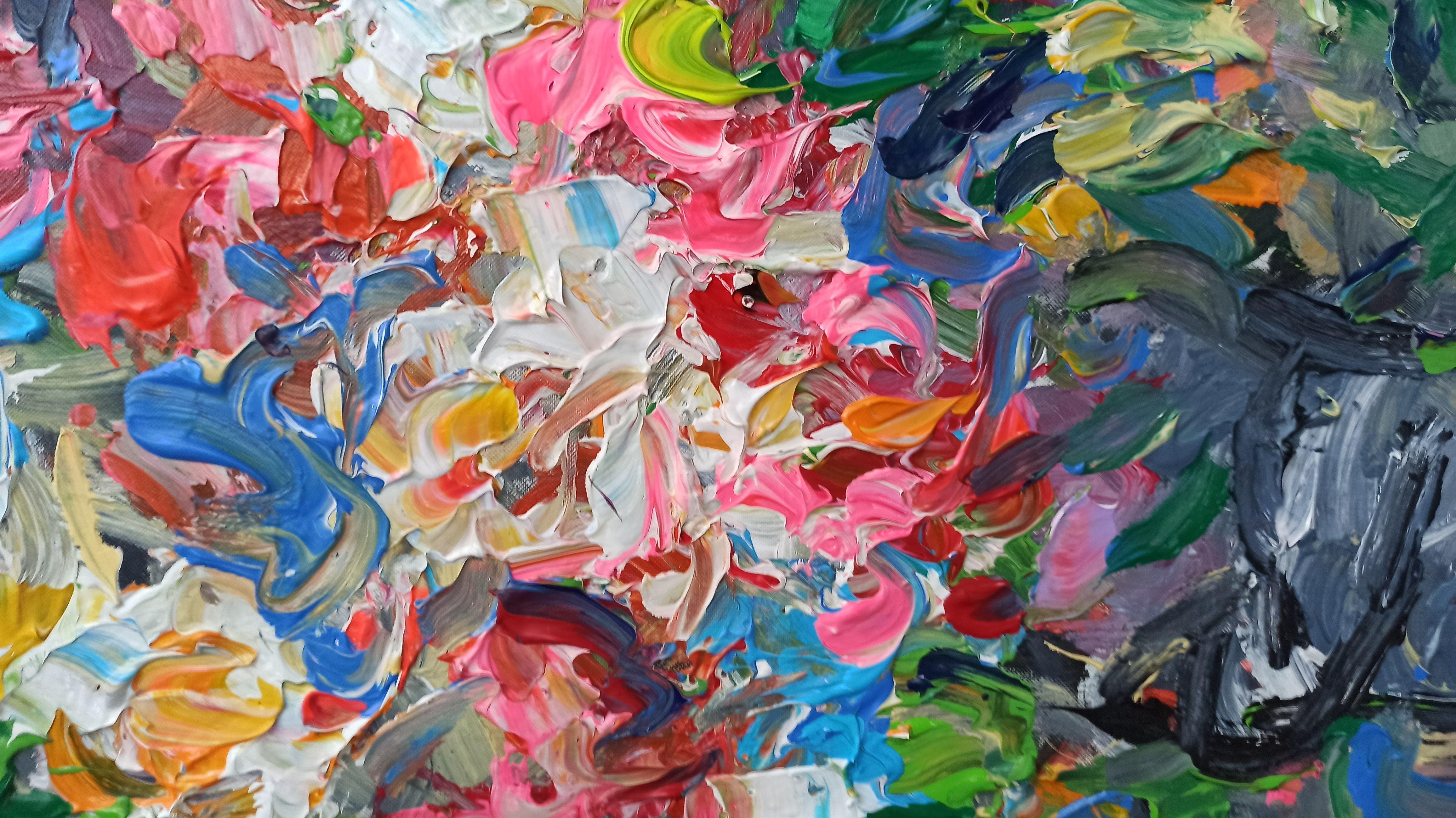 Bright new day, Painting, Acrylic on Canvas For Sale 3