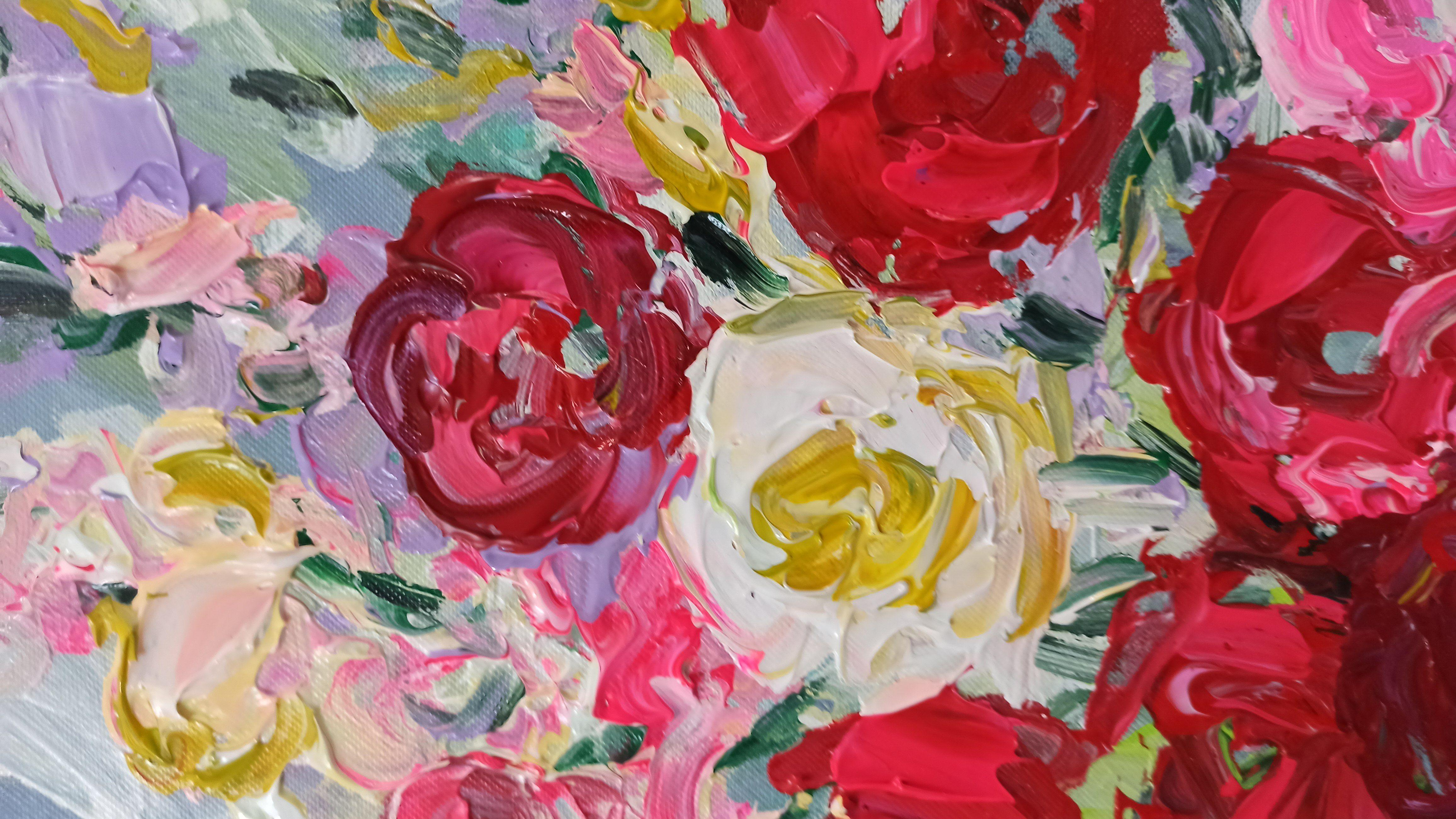 Bright new day, Painting, Acrylic on Canvas For Sale 4