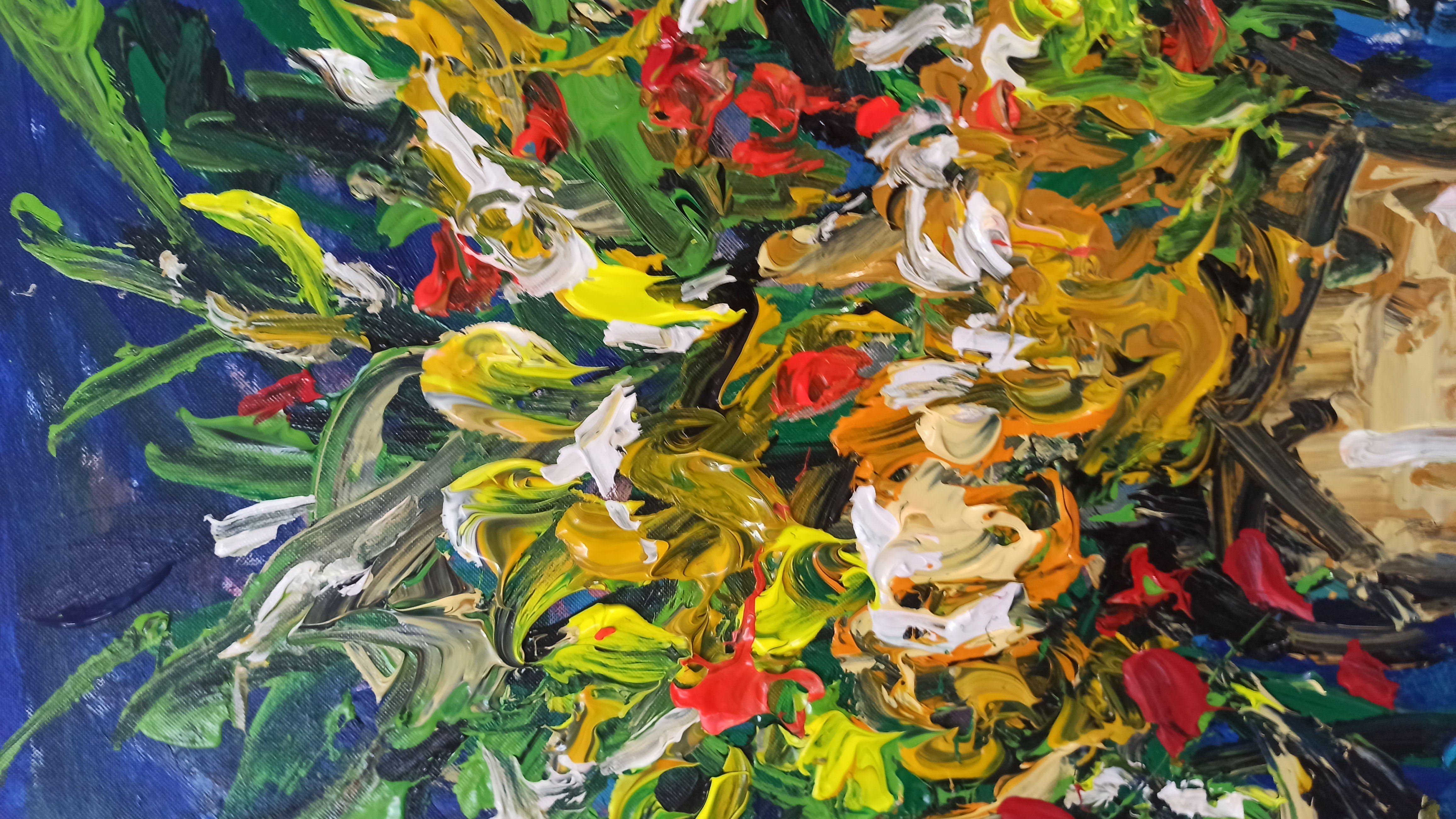 Bright new day, Painting, Acrylic on Canvas For Sale 4