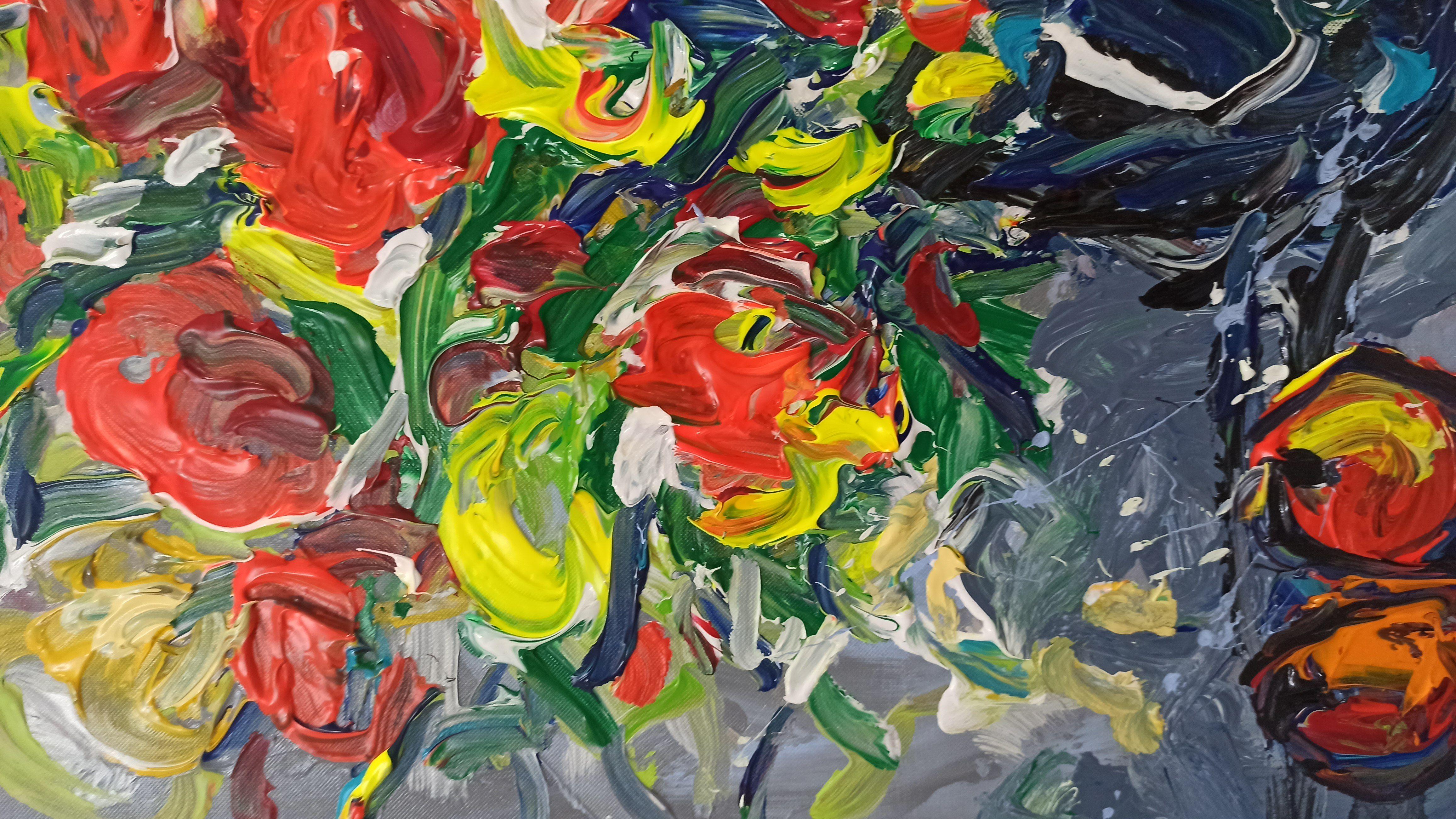Bright new day, Painting, Acrylic on Canvas For Sale 4
