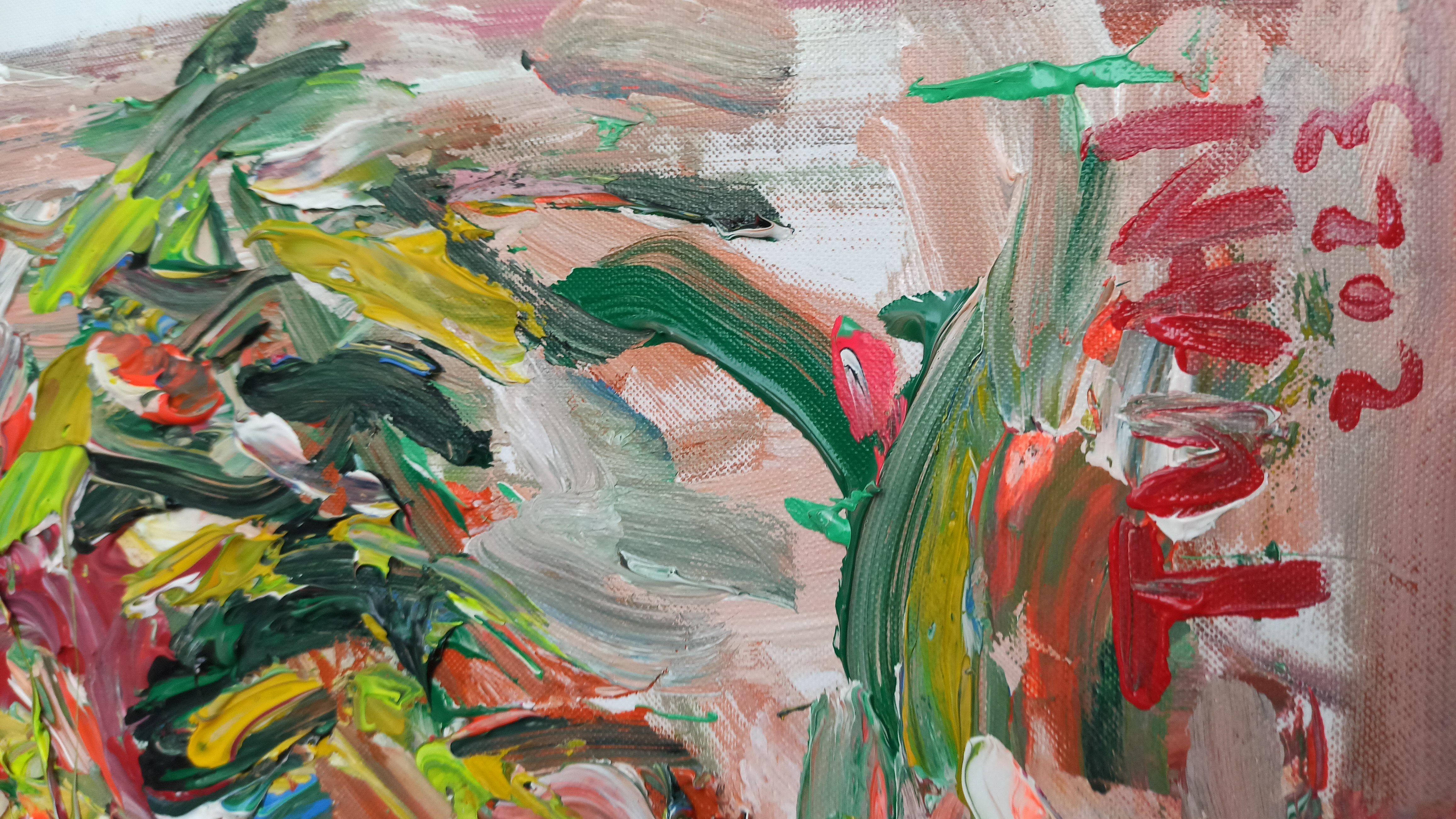 Bright new day, Painting, Acrylic on Canvas For Sale 4