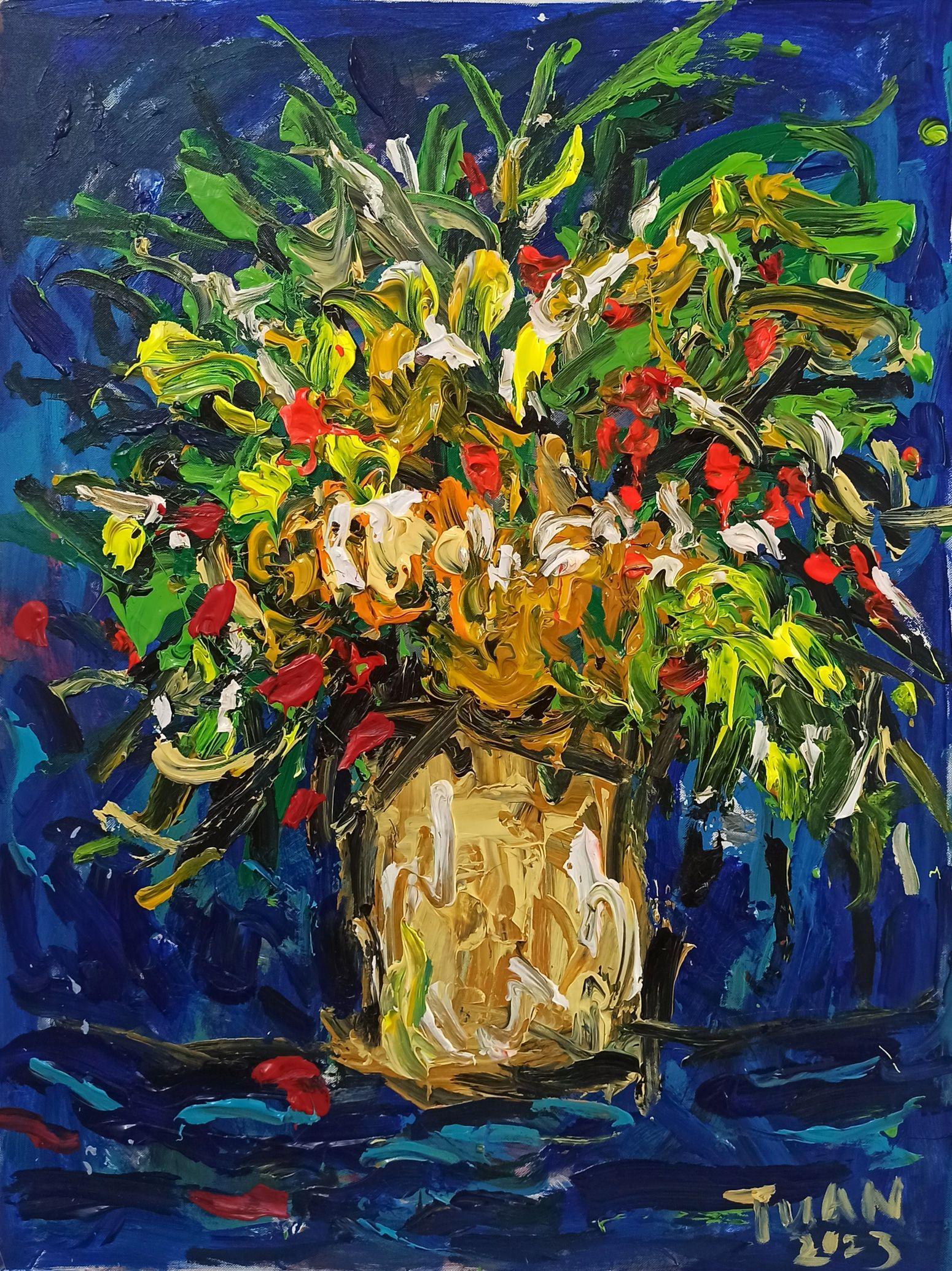 Bright new day, Painting, Acrylic on Canvas