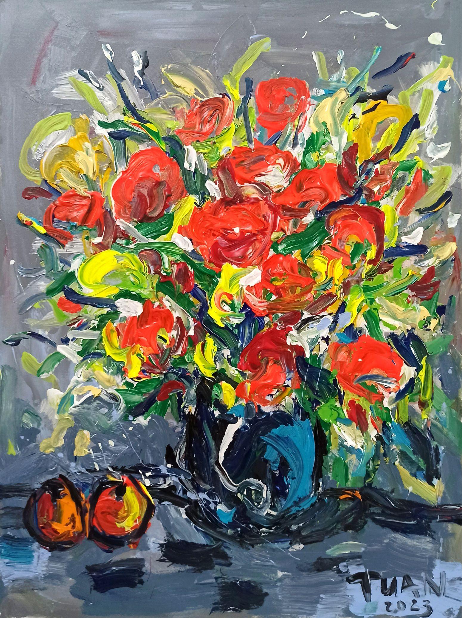 Bright new day, Painting, Acrylic on Canvas