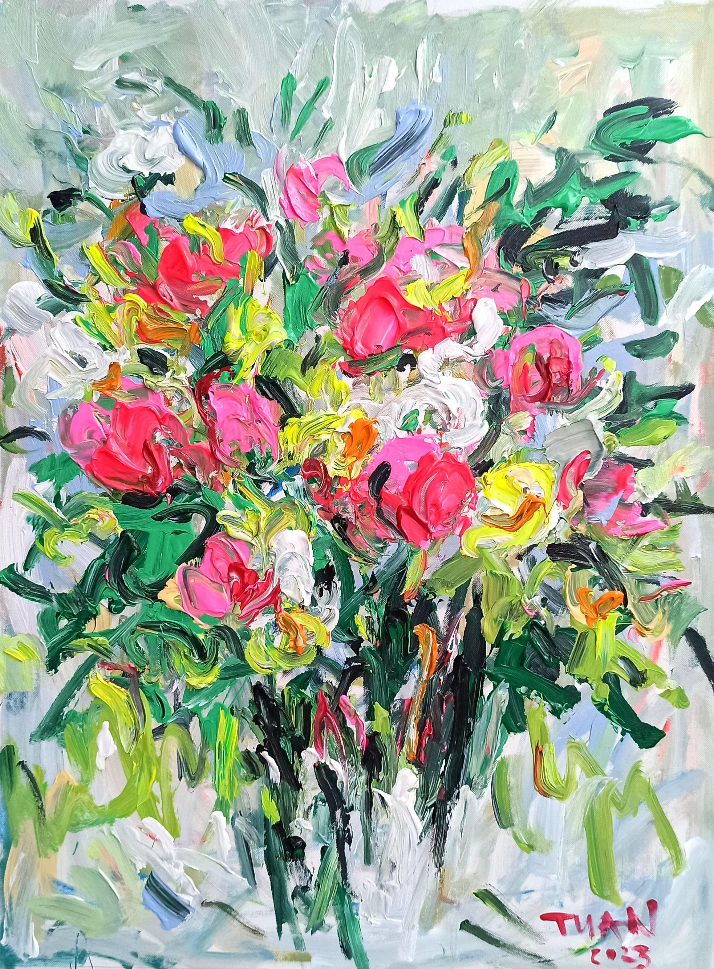 Bright new day, Painting, Acrylic on Canvas