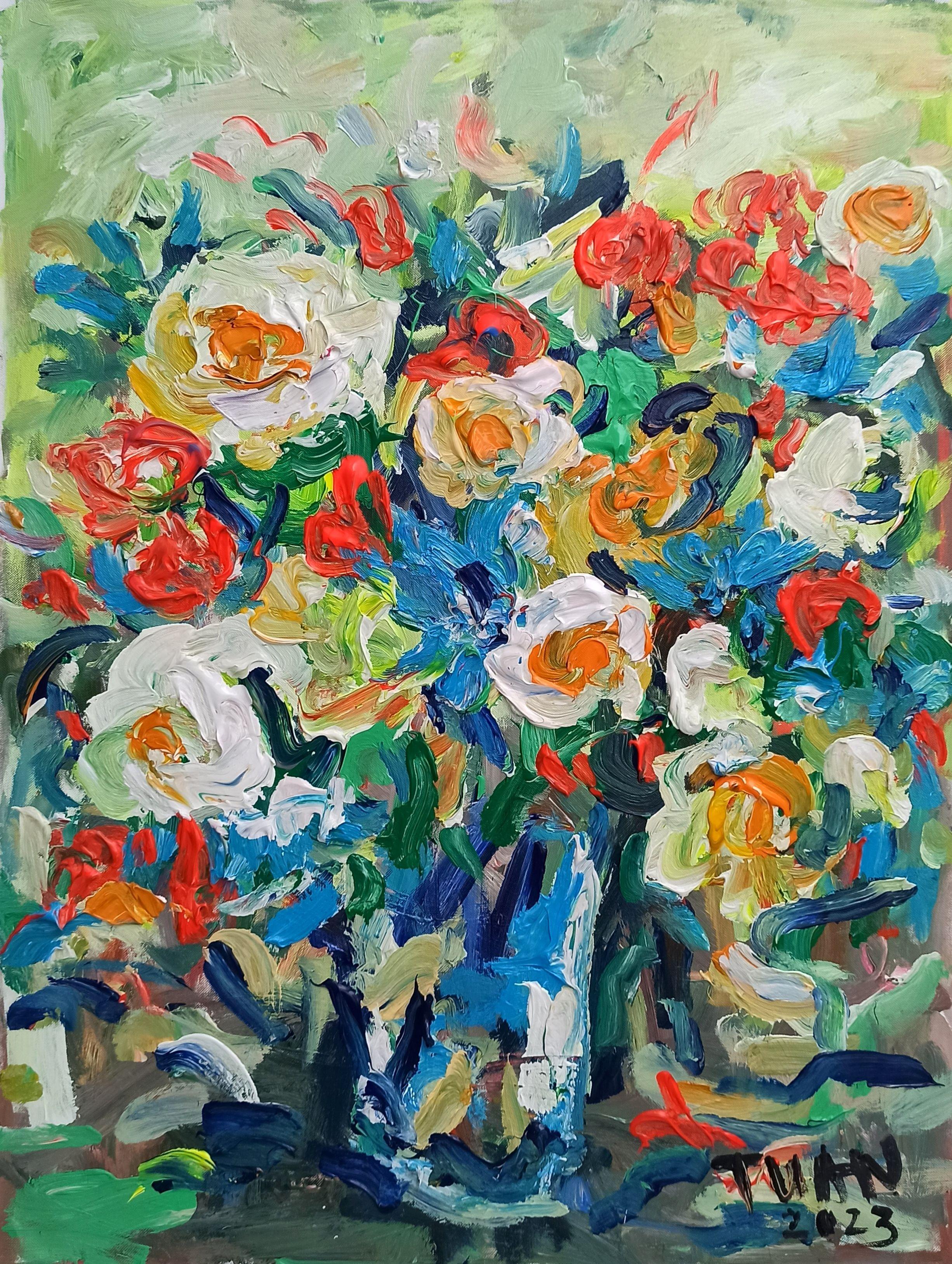 Bright new day, Painting, Acrylic on Canvas