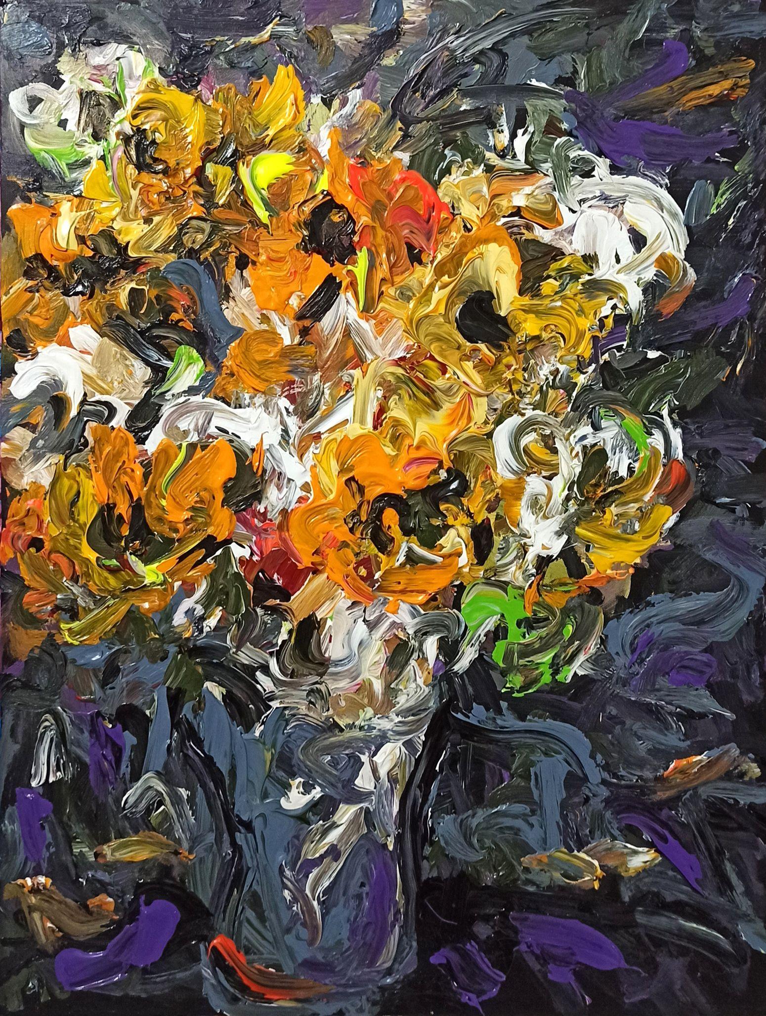 bright new day, Malerei, Acryl auf Leinwand