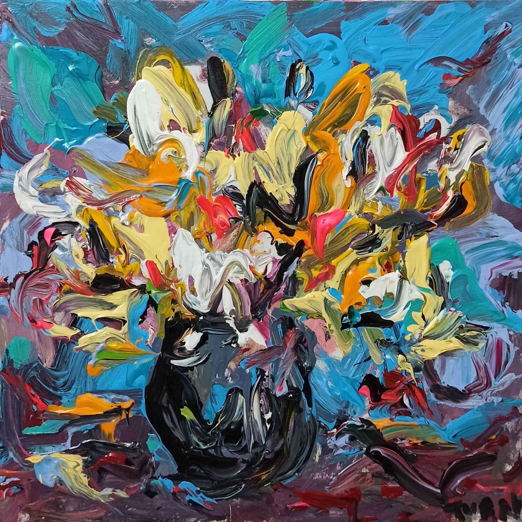 bright new day, Malerei, Acryl auf Leinwand – Painting von LE ANH TUAN