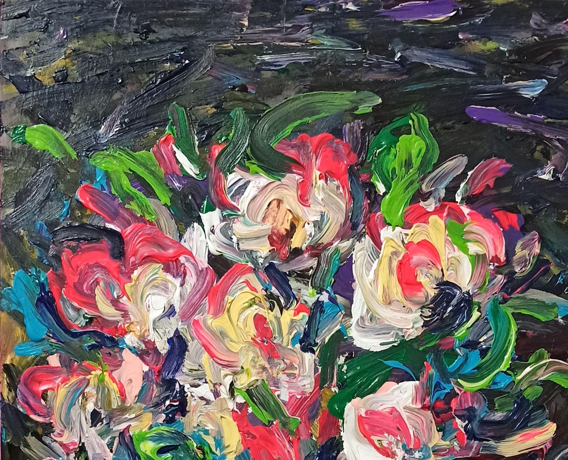 Bright new day still life, Painting, Acrylic on Canvas For Sale 2