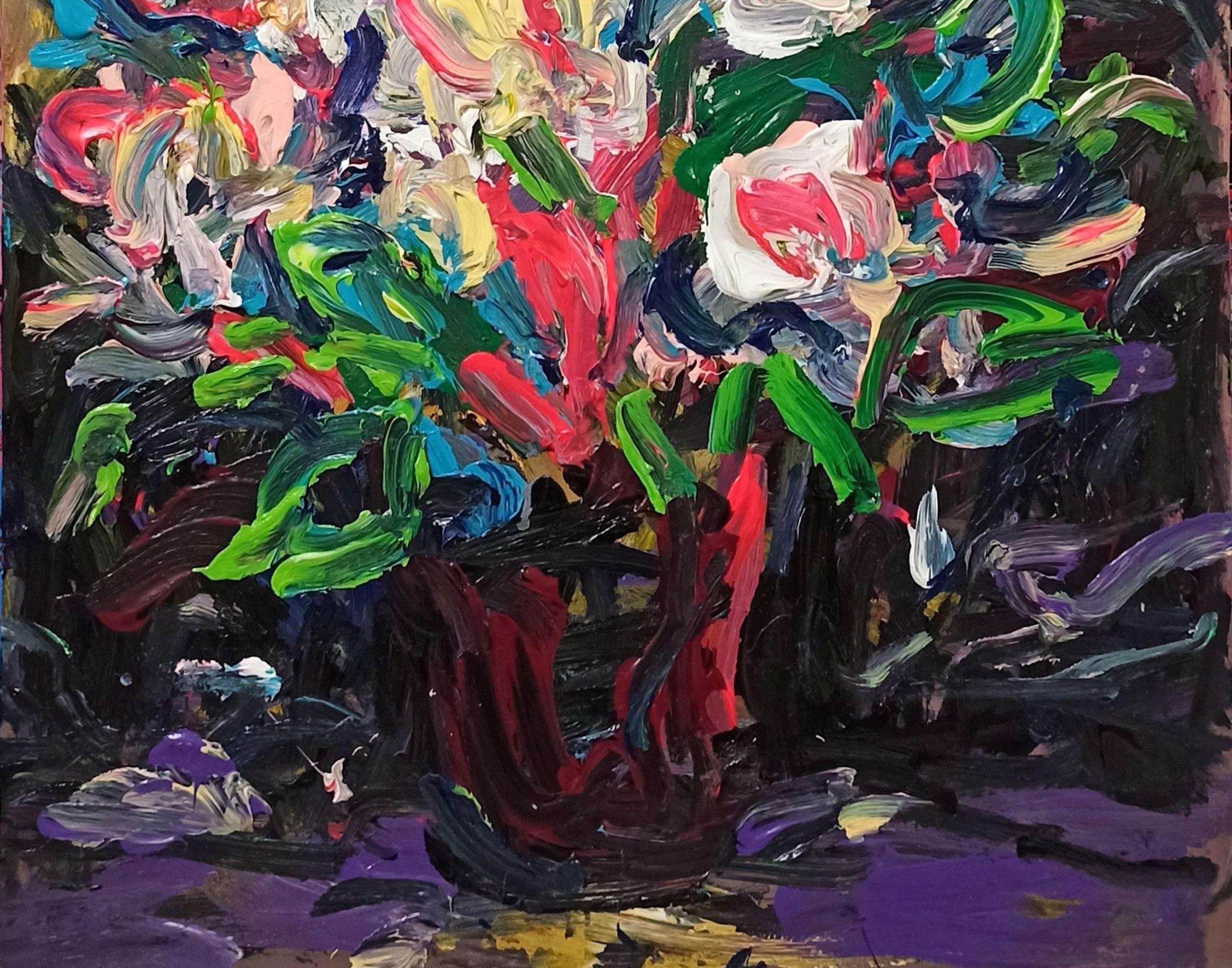 Bright new day still life, Painting, Acrylic on Canvas For Sale 3