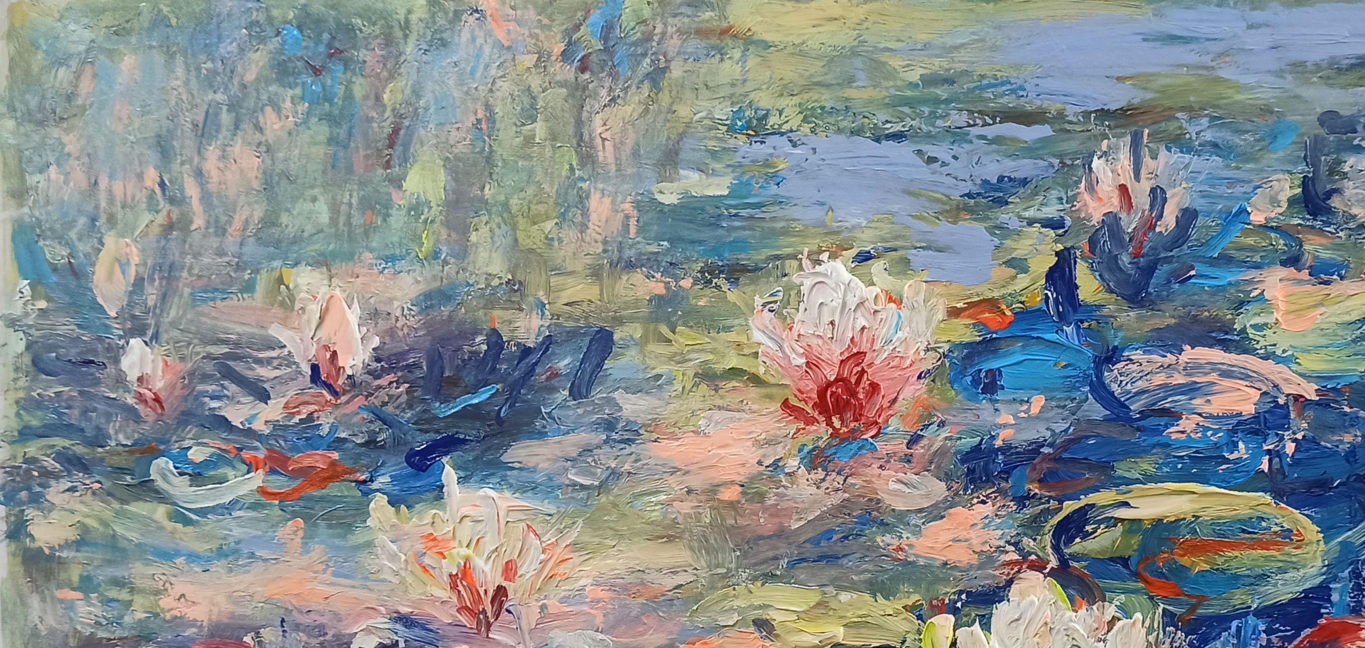 Früher Morgen (80x120cm ), 2023, Malerei, Acryl auf Leinwand (Impressionismus), Painting, von LE ANH TUAN