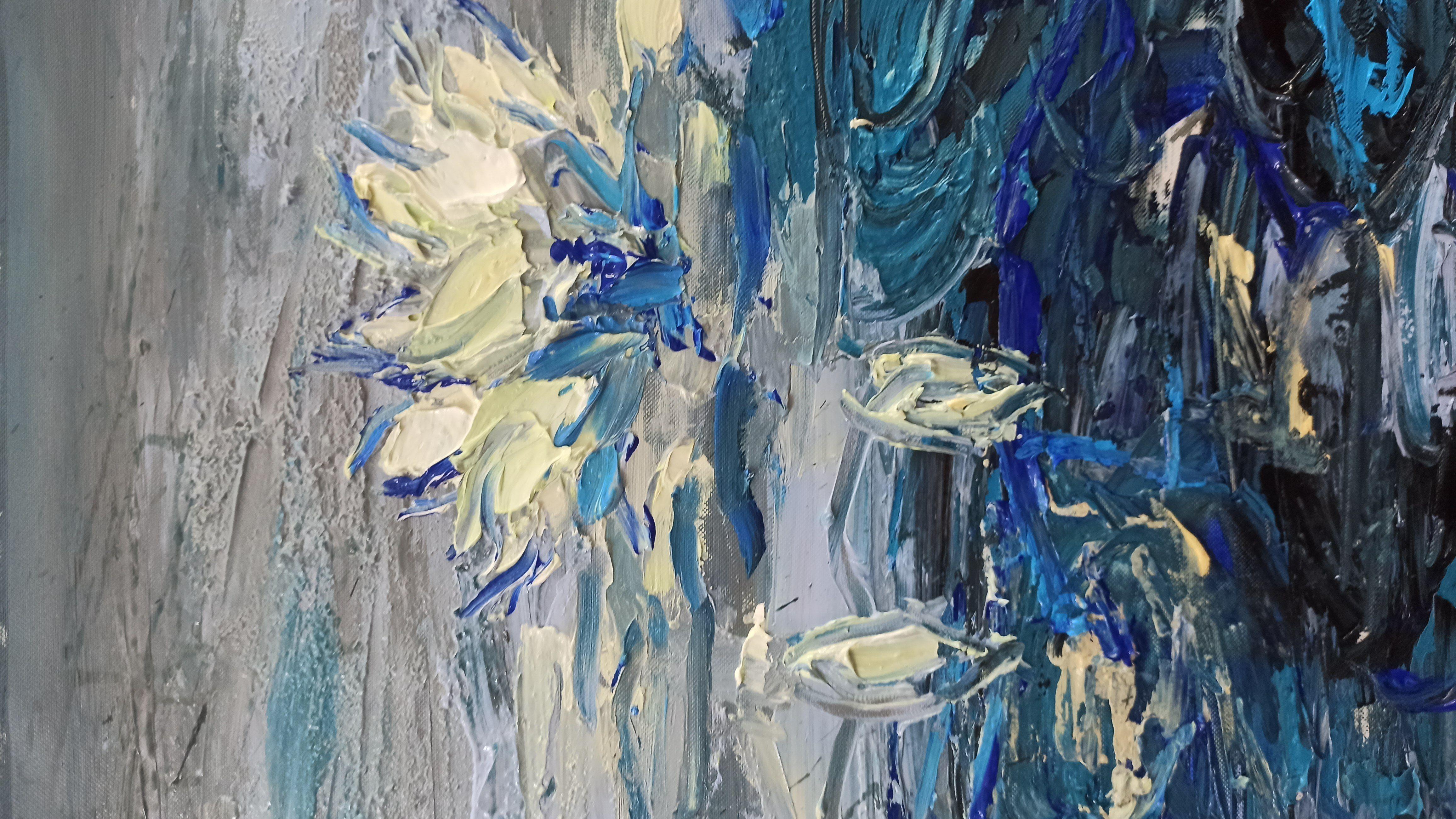 Early morning (80x120cm ), Painting, Acrylic on Canvas im Angebot 2