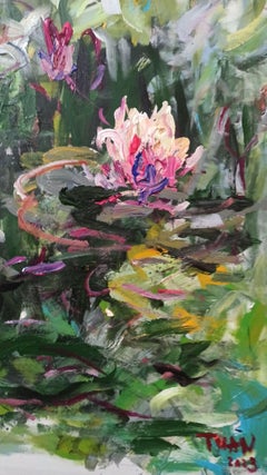 Früher Morgen (90x120cm ), 2023, Malerei, Acryl auf Leinwand