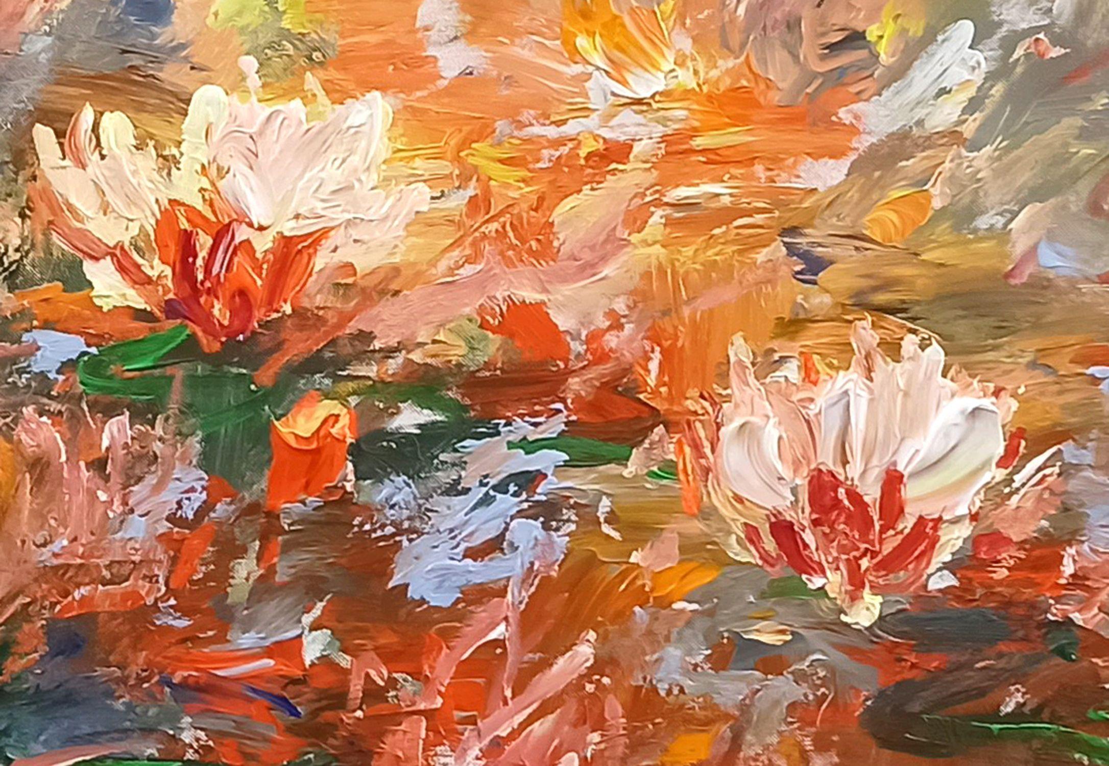 in der Sommersonne (90x120cm ), 2023, Malerei, Acryl auf Leinwand (Impressionismus), Painting, von LE ANH TUAN