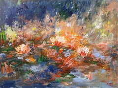 in der Sommersonne (90x120cm ), 2023, Malerei, Acryl auf Leinwand