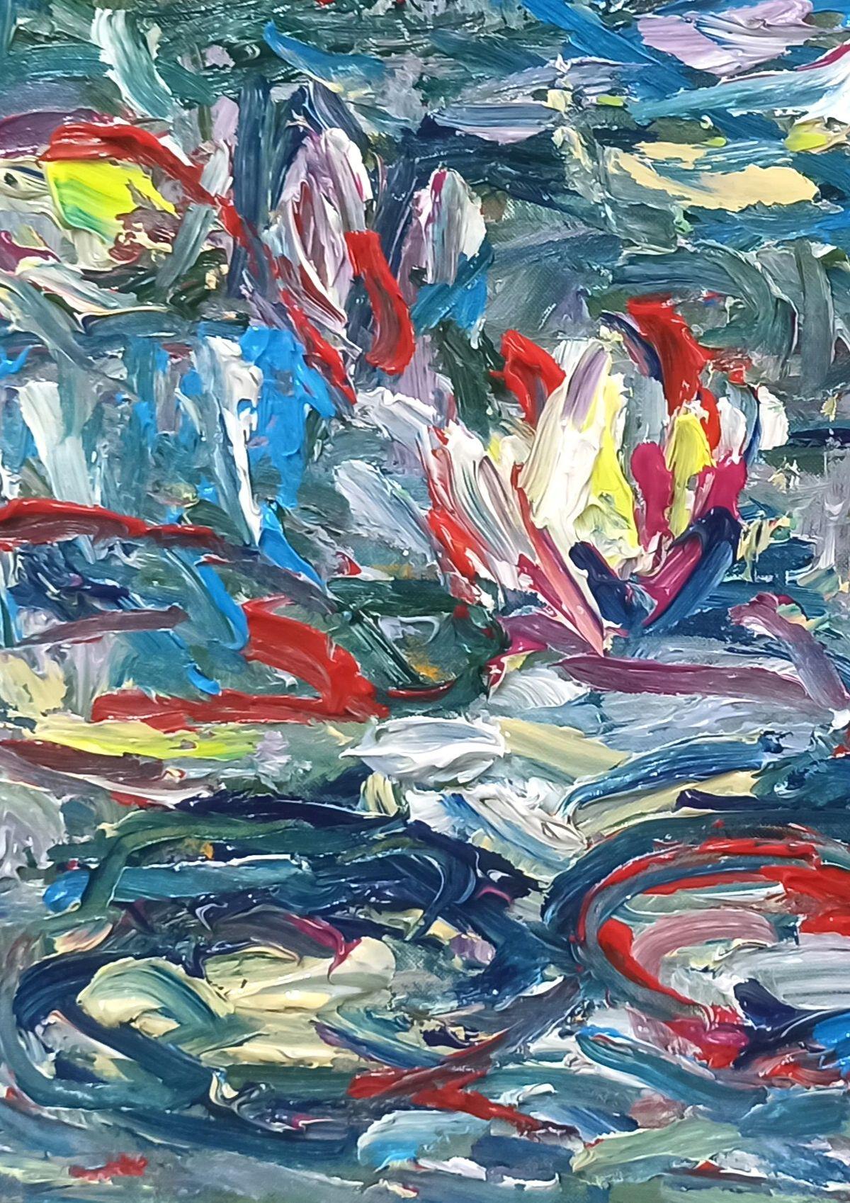   Seerosenteich  Die Seerose - eine farbenfrohe und charmante Blume auf dem See.  Blumen sind das Lächeln der Sonne, das Freude schenkt. Wenn Sie in Ihrer Vorstellung an Blumen denken, wie an einen lustigen Reigen, dann rufen Blumen wunderbare