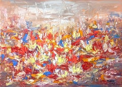 Lovely summer, Painting, Acrylic on Canvas