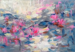 Lovers pond, Painting, Acrylic on Canvas