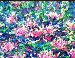 Morning on the lake, Painting, Acrylic on Canvas