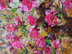 Peach blossom, Painting, Acrylic on Canvas