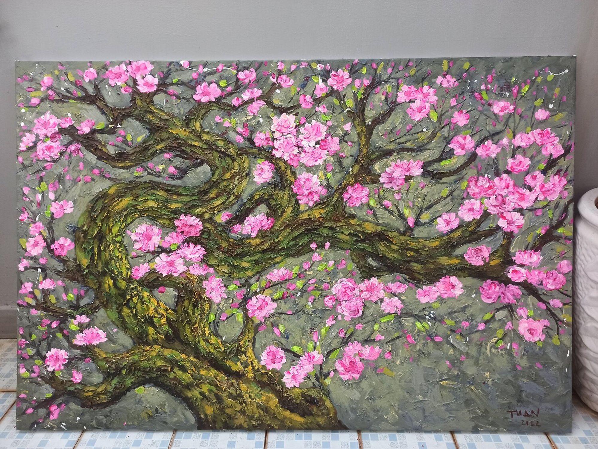 SPRING, Painting, Acrylic on Canvas For Sale 1
