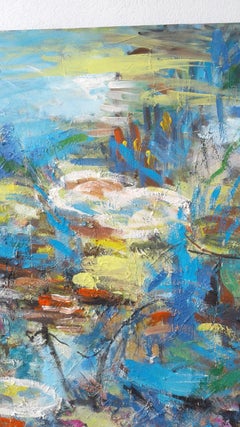 „Das Mondlicht“, Gemälde, Acryl auf Leinwand