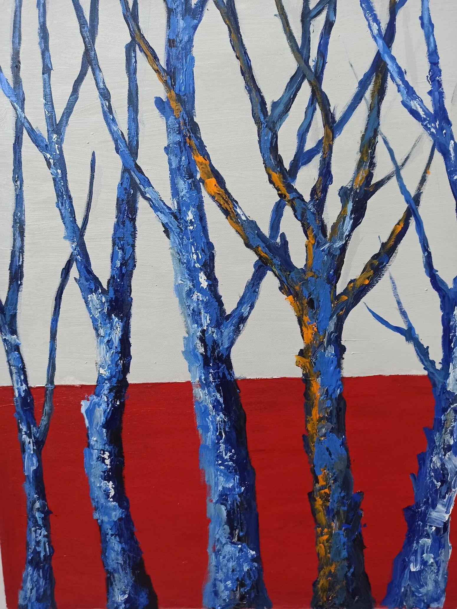     In diesem Werk habe ich die Erneuerung der Natur aufgegriffen und die vibrierende Vitalität des Frühlings mit meinem Pinsel zum Ausdruck gebracht. Mit Acrylfarben habe ich Farbtöne und Texturen übereinander gelegt, um die blühende Energie zu