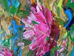 Peinture - Lily d'eau, Fleur de pureté, Acrylique sur Toile