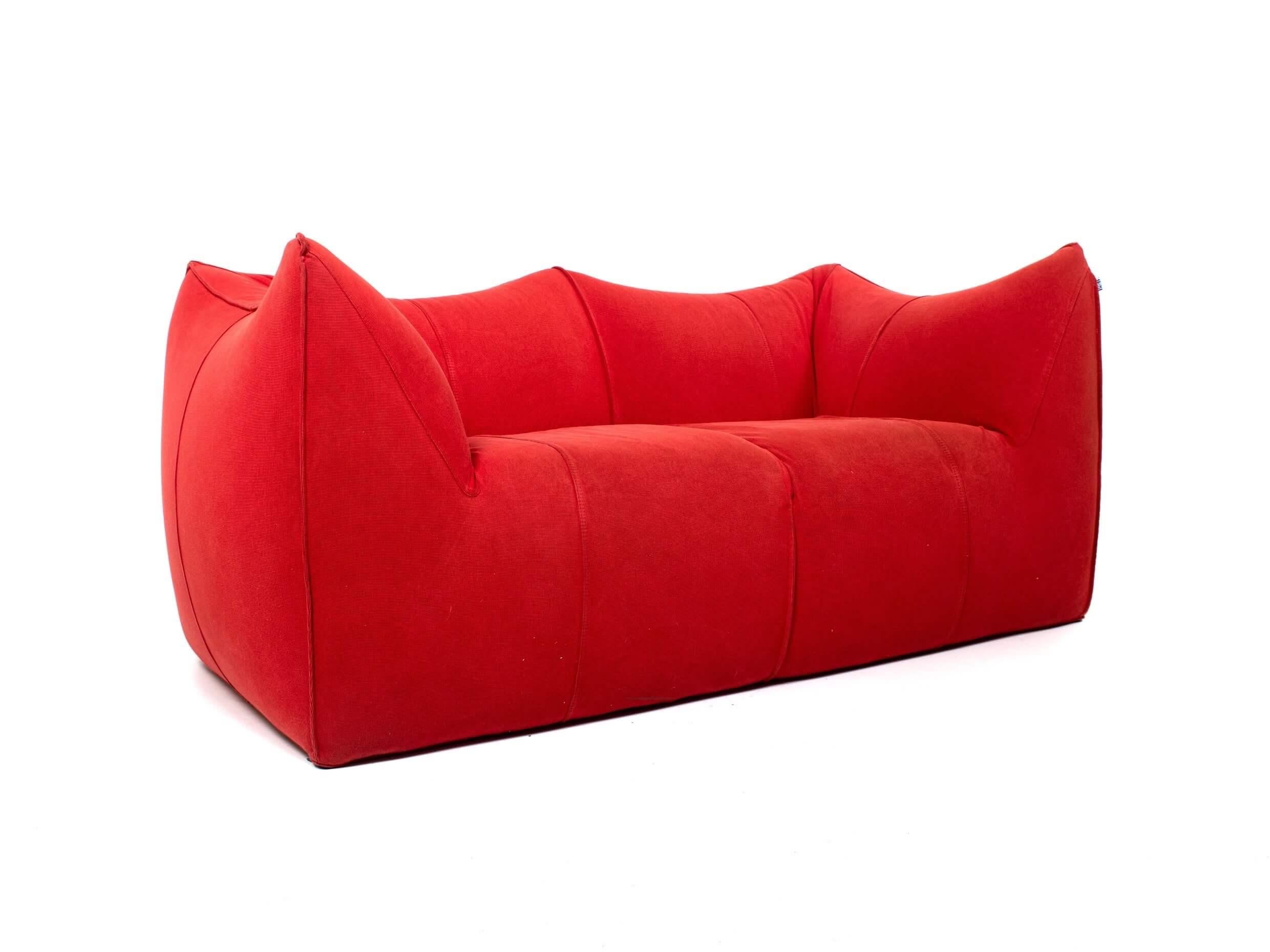 Italian Le Bambole 2 Seat Sofa by Mario Bellini for B&B Italia, 1970s