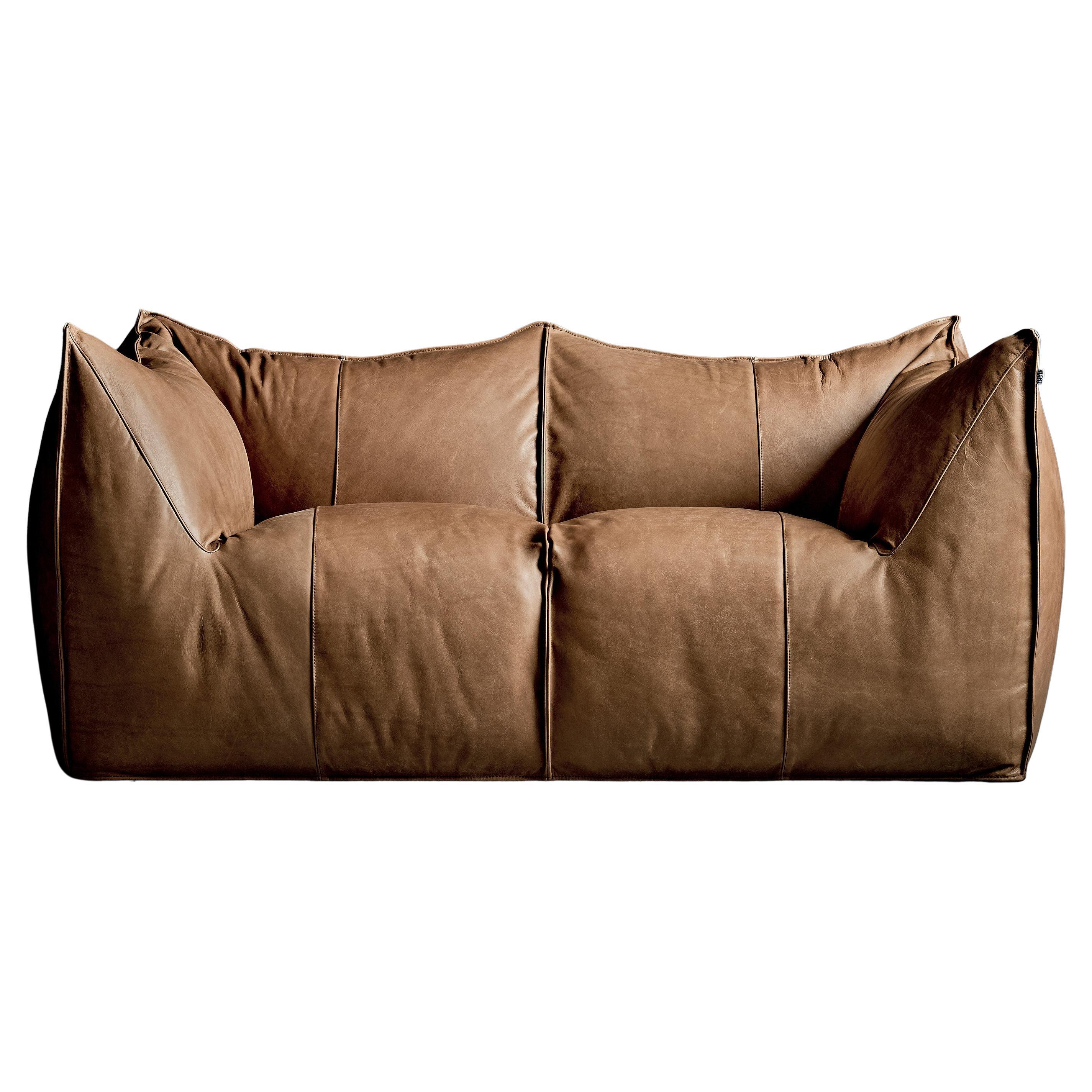 Le Bambole 2-Seat Sofa by Mario Bellini for B&B Italia, 1970s, reupholstered