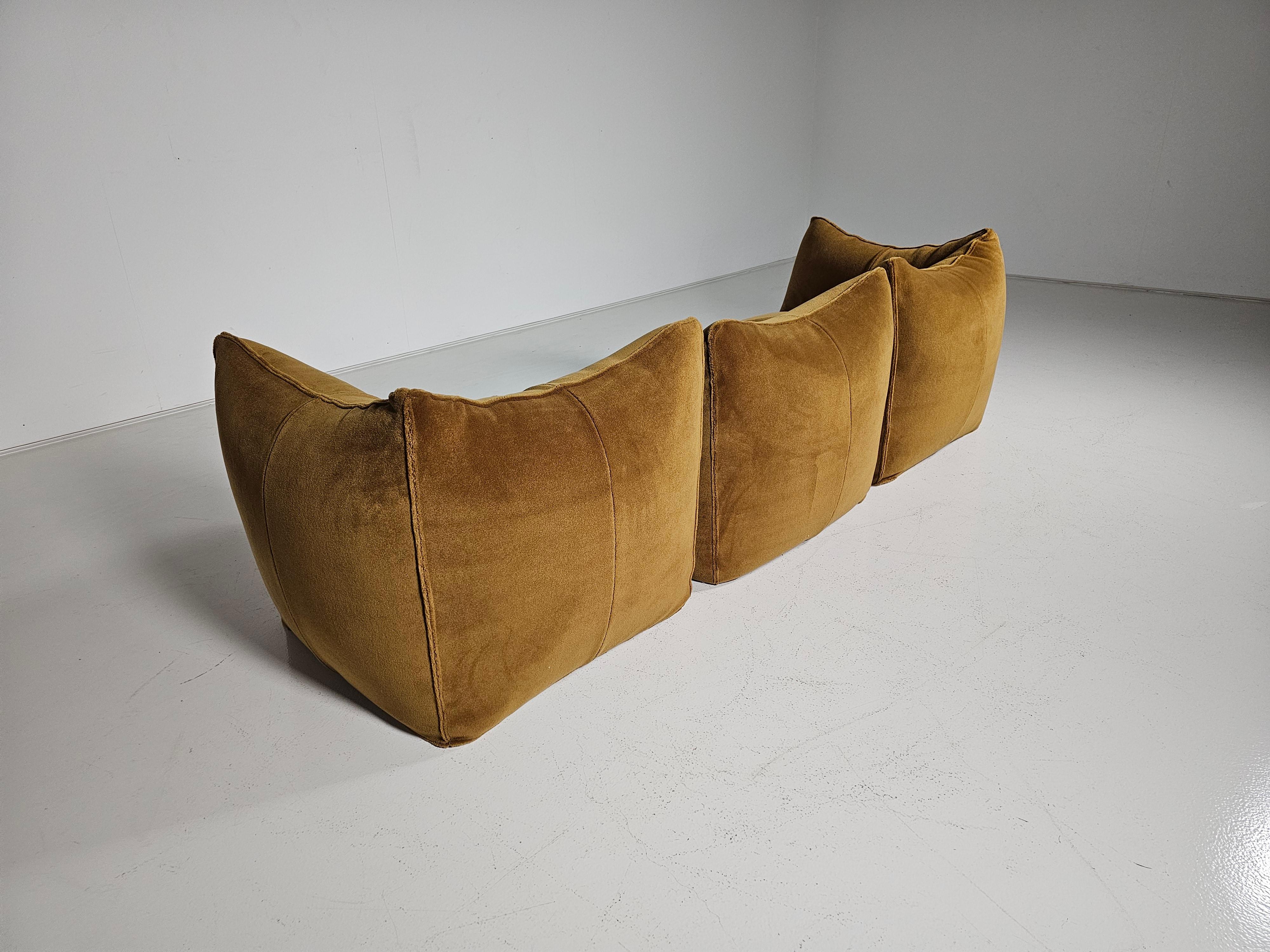 Le Bambole 3-seater Modular Sofa by Mario Bellni for B&B Italia, 1970s 4