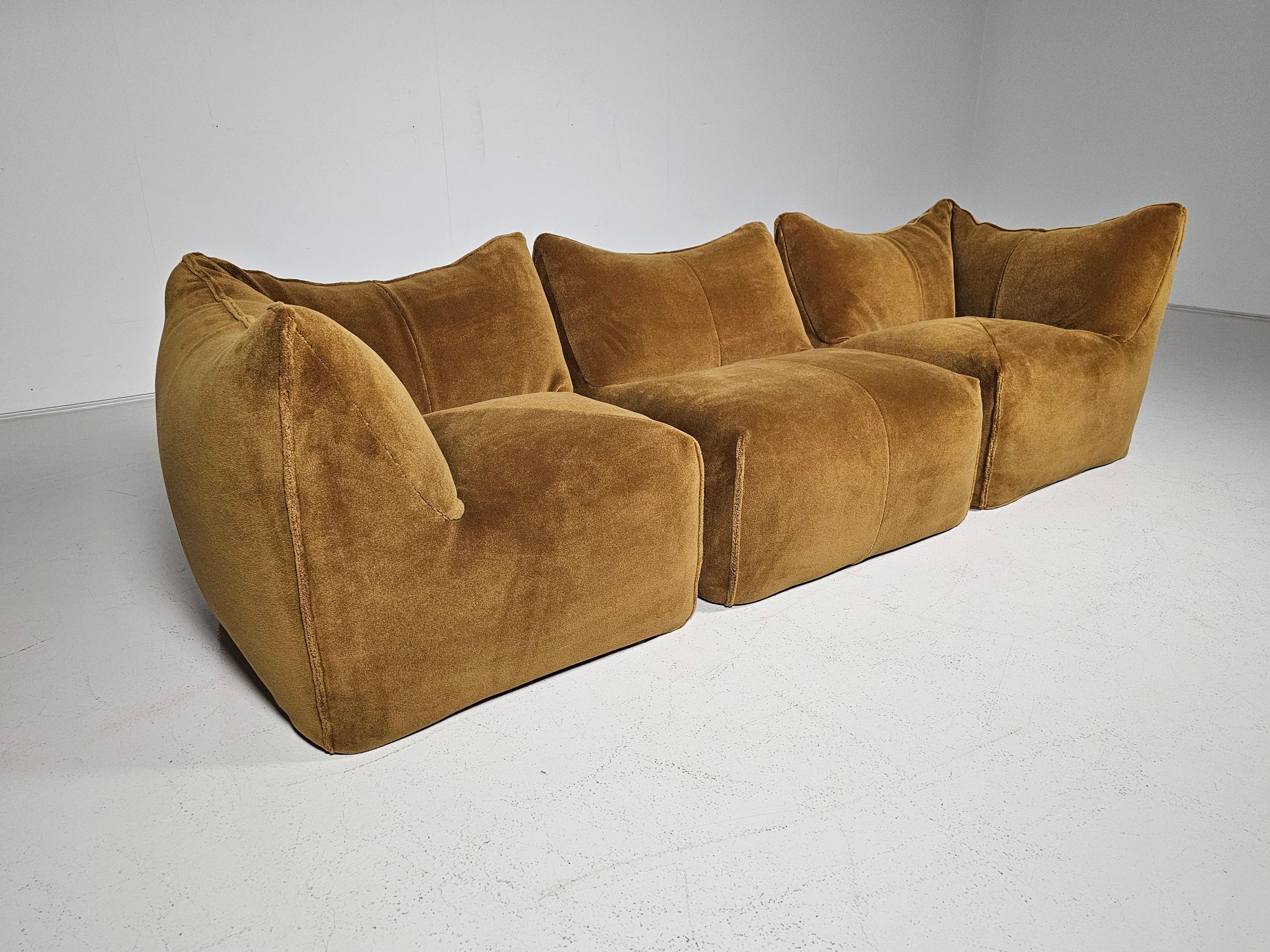 Late 20th Century Le Bambole 3-seater Modular Sofa by Mario Bellni for B&B Italia, 1970s